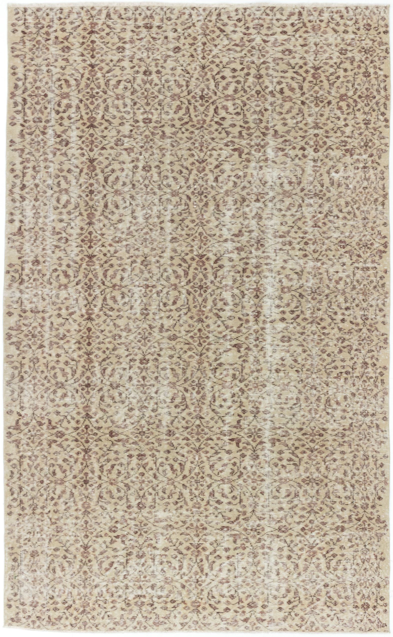 Traditional Vintage Hand-Knotted Oriental Carpet 5’1″ x 8’4″ Wool Area Rug