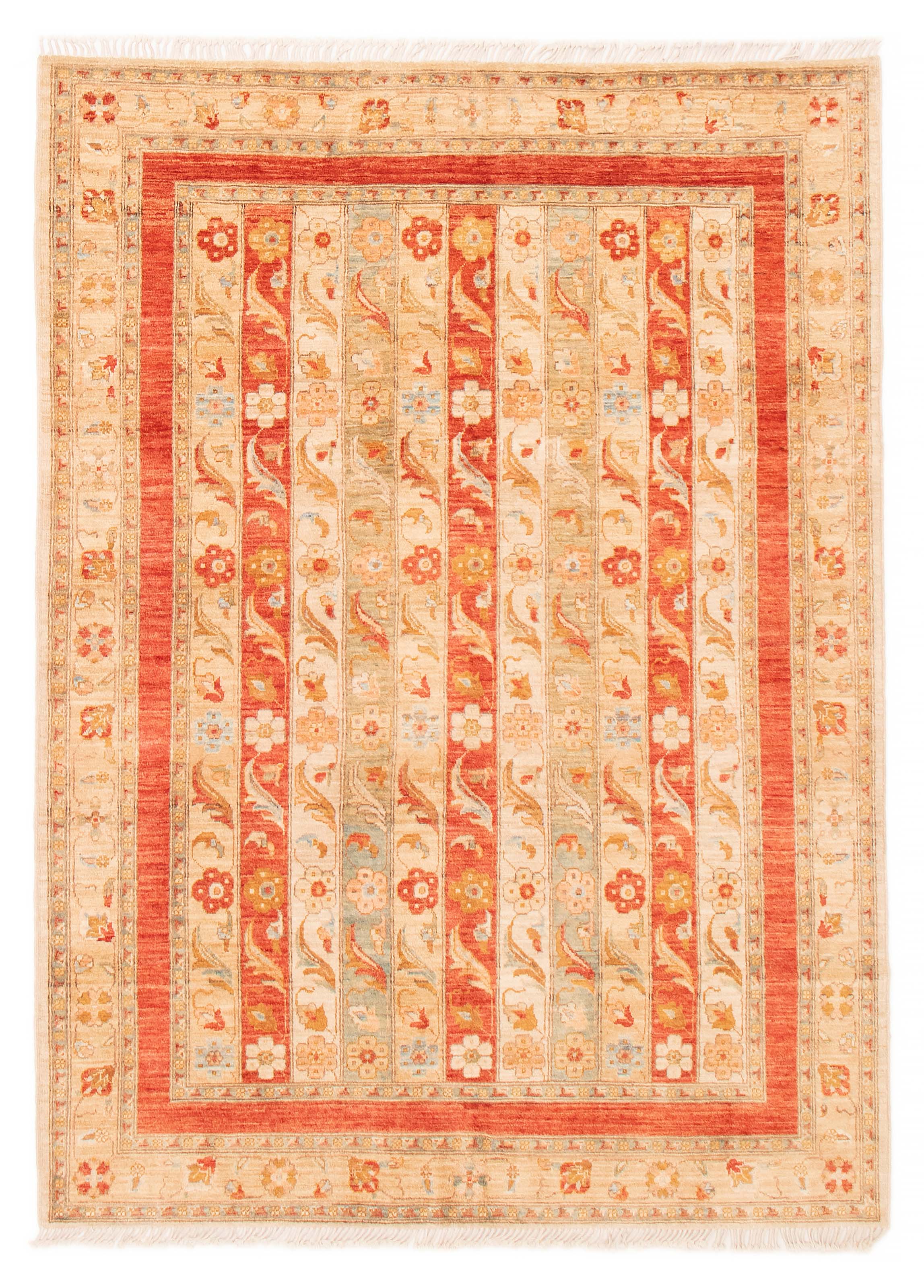 Traditional Vintage Hand-Knotted Area Rug 5’7″ x 7’9″ Oriental Wool Carpet