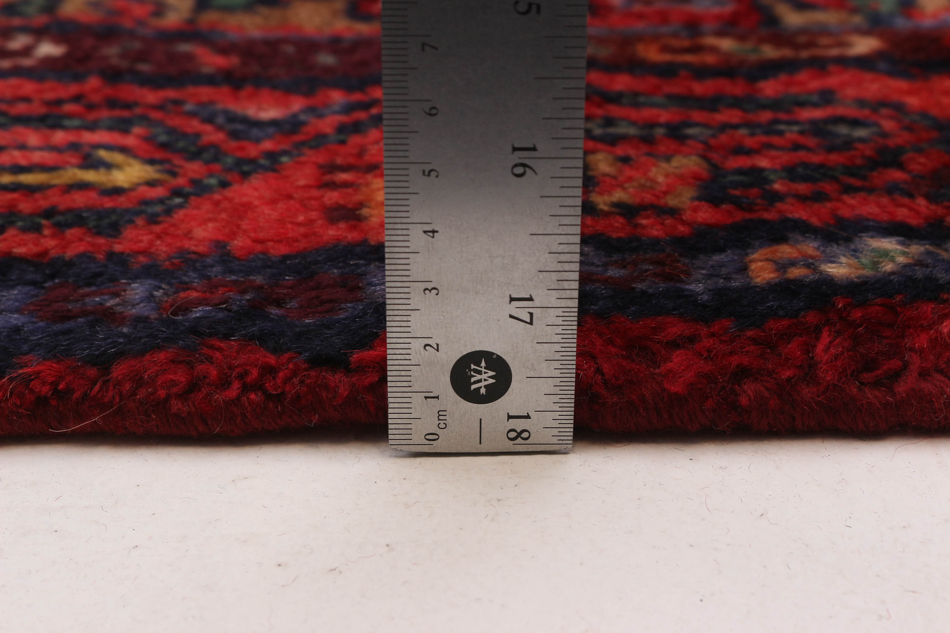 Vintage Handgeknüpfter Läufer Teppich 2 Fuß 7 Zoll x 9 Fuß 9 Zoll Traditioneller Wollteppich - Bild 6 von 9