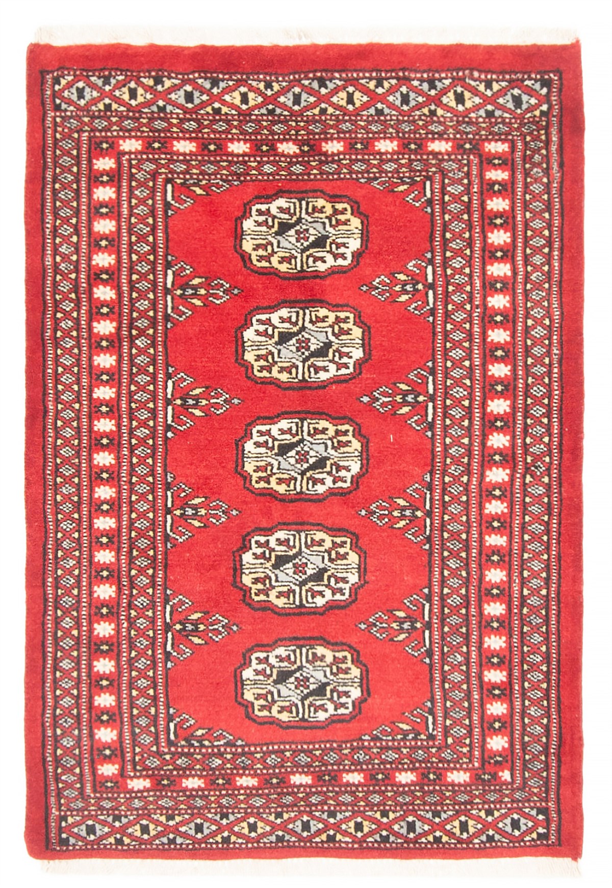 Vintage Hand-Knotted Area Rug 2’2″ x 2’11” Traditional Oriental Wool Carpet