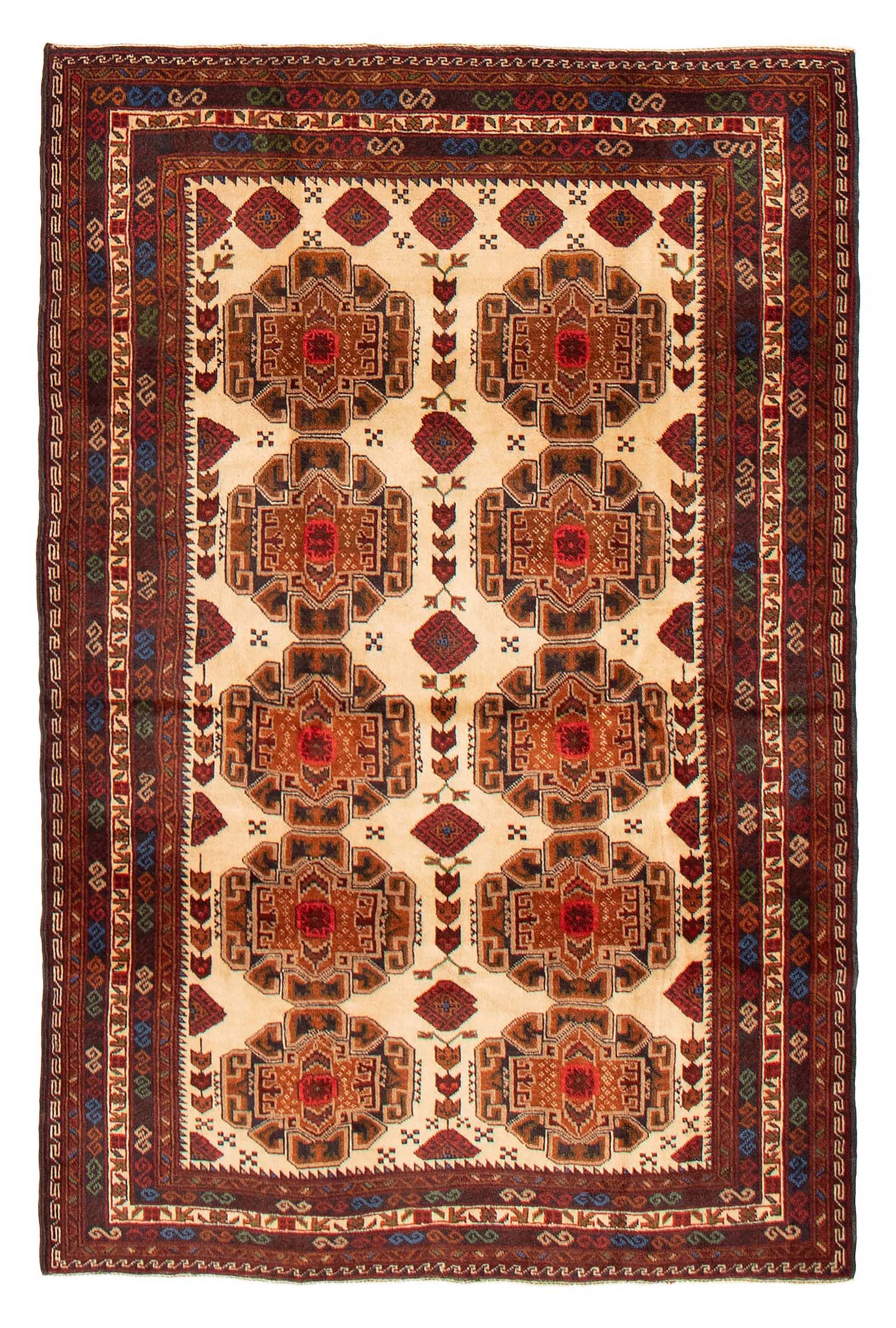 Traditional Vintage Hand-Knotted Oriental Carpet 4’0″ x 6’0″ Wool Area Rug