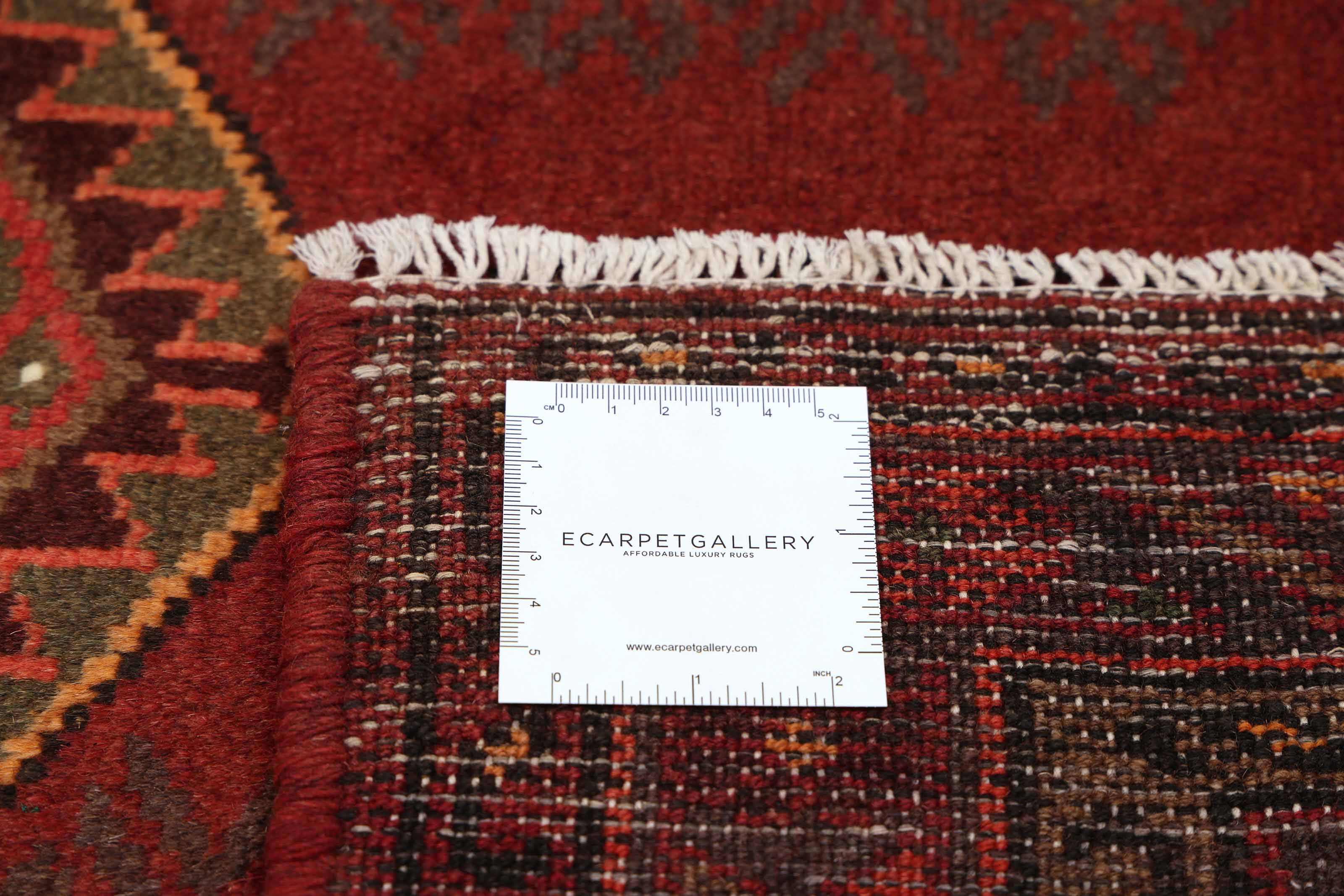3 Fuß 5 Zoll x 5 Fuß 0 Zoll Traditioneller Vintage Handgeknüpfter Orientteppich Wolle Vorleger - Bild 9 von 10
