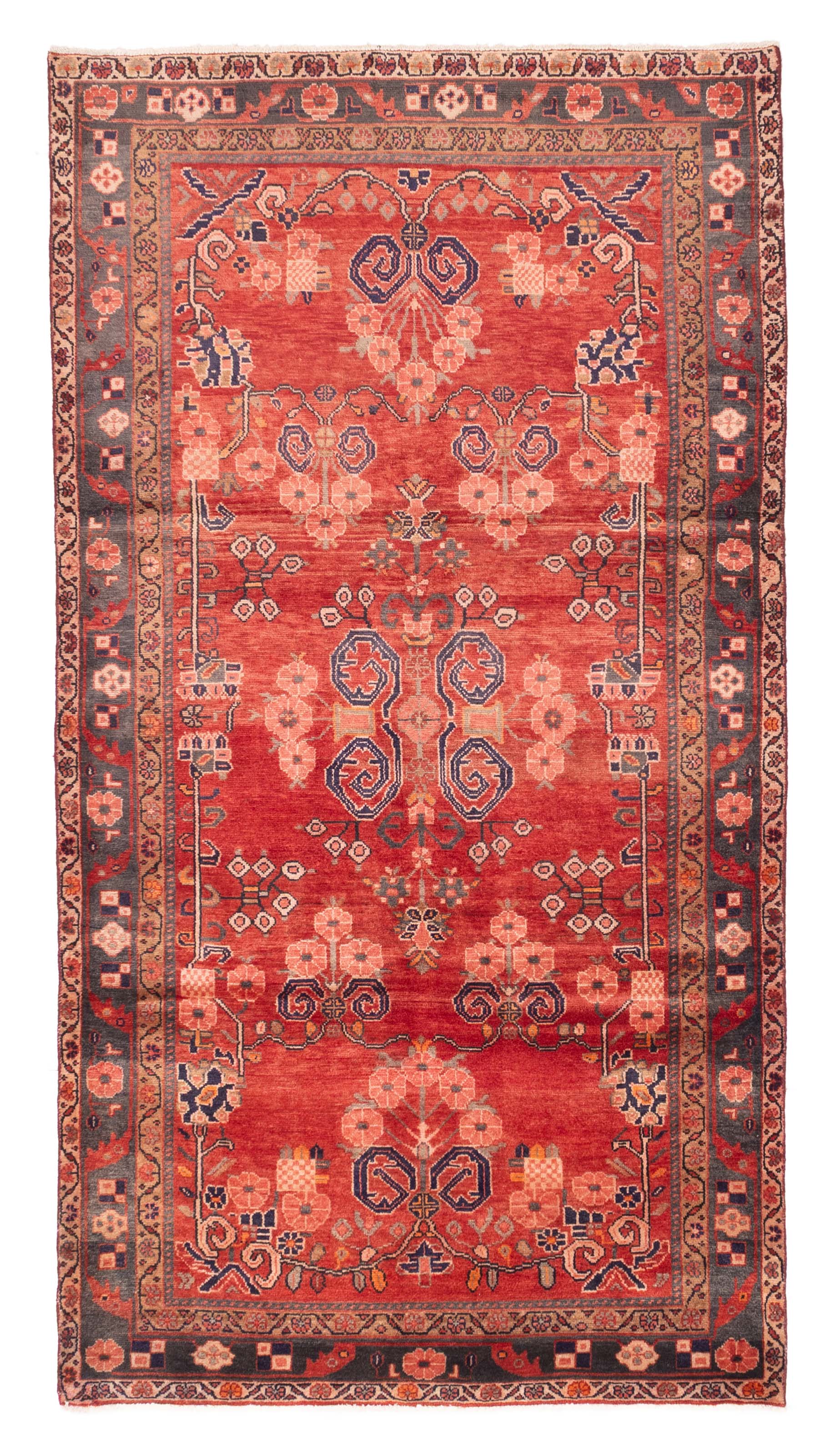 Traditional Vintage Hand-Knotted Oriental Carpet 4’9″ x 8’10” Wool Area Rug