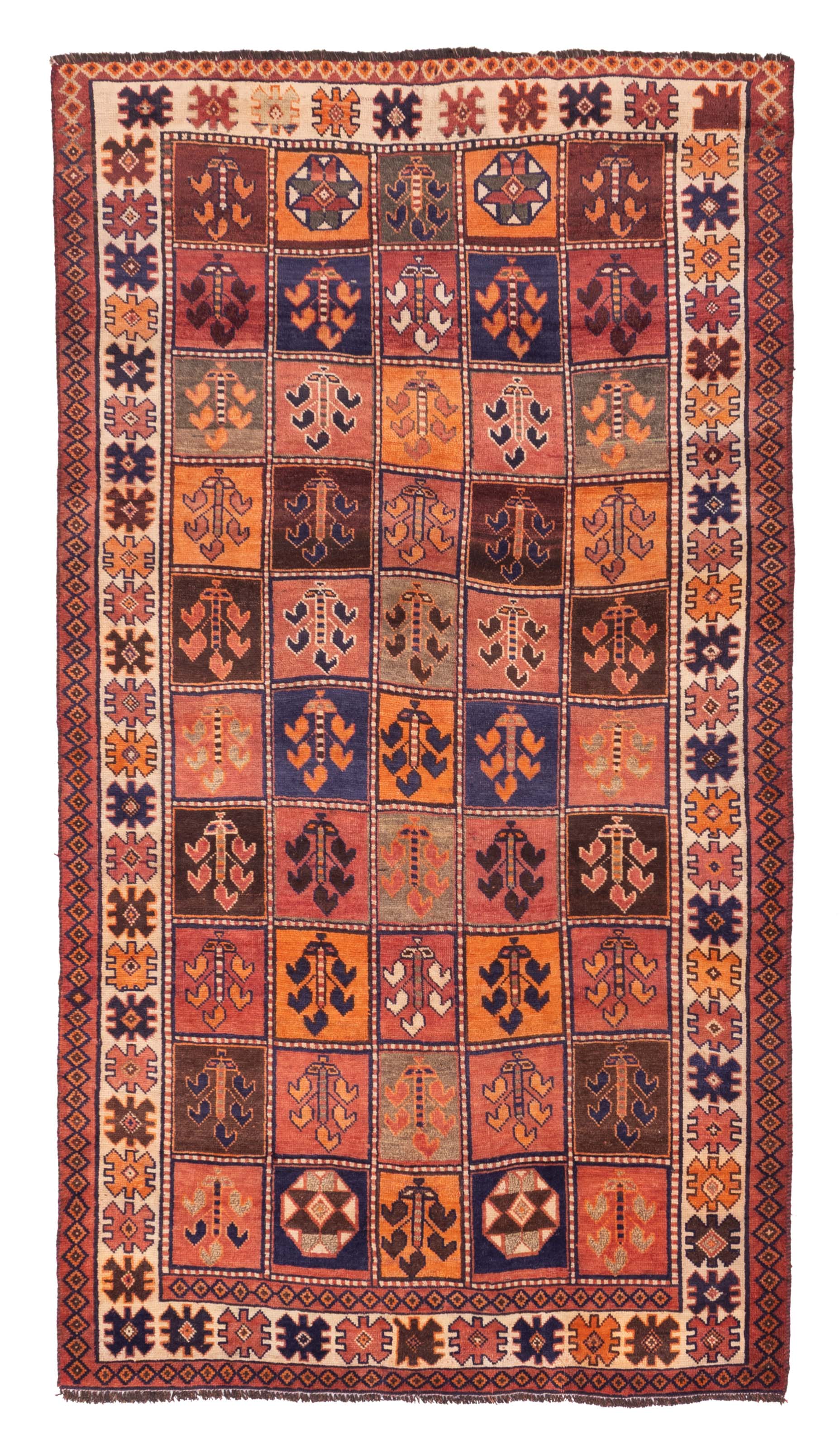 Traditional Vintage Hand-Knotted Area Rug 4’10” x 9’5″ Oriental Wool Carpet