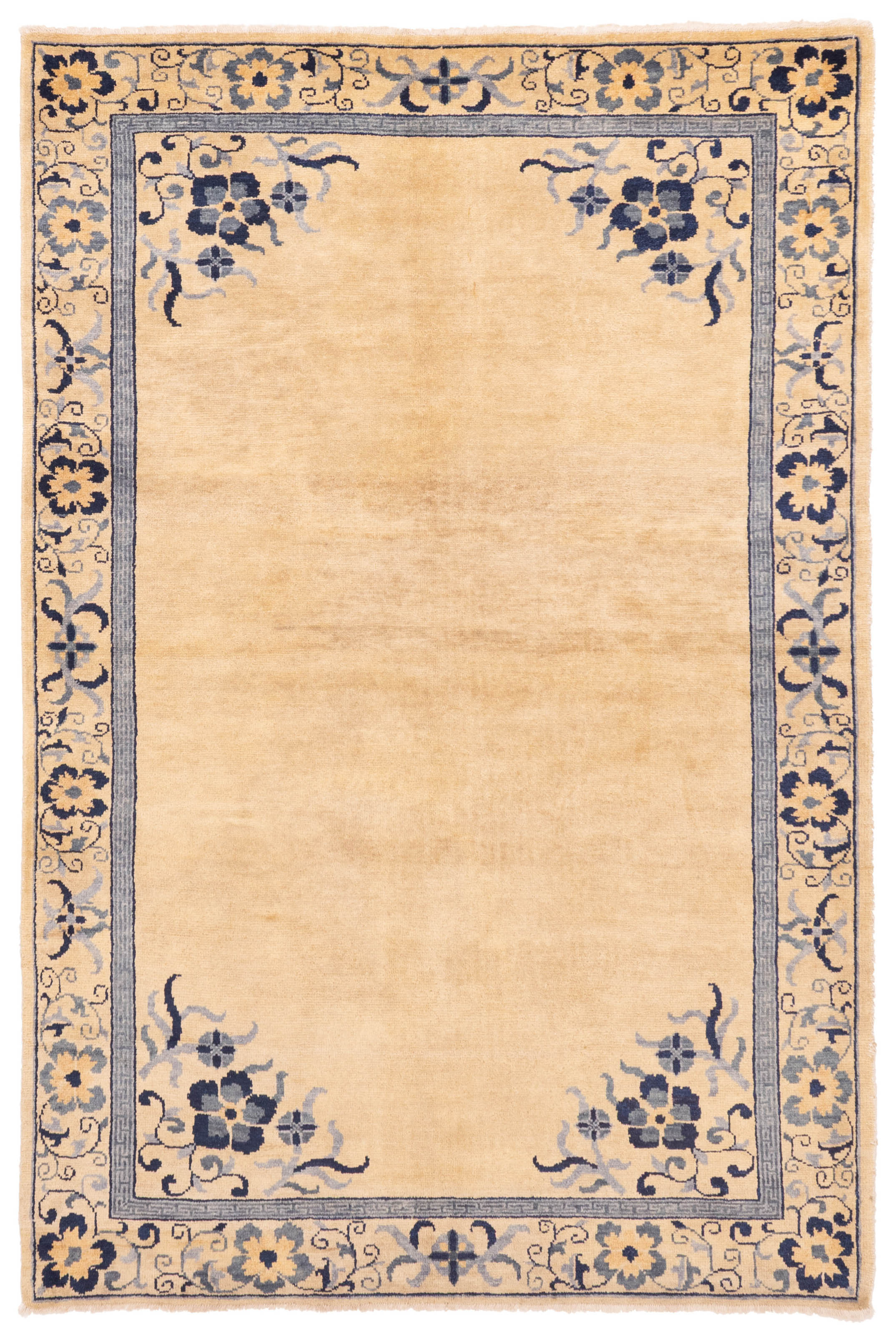Traditional Hand Knotted Oriental Area Rug 6’0″ x 9’0″ Wool Carpet
