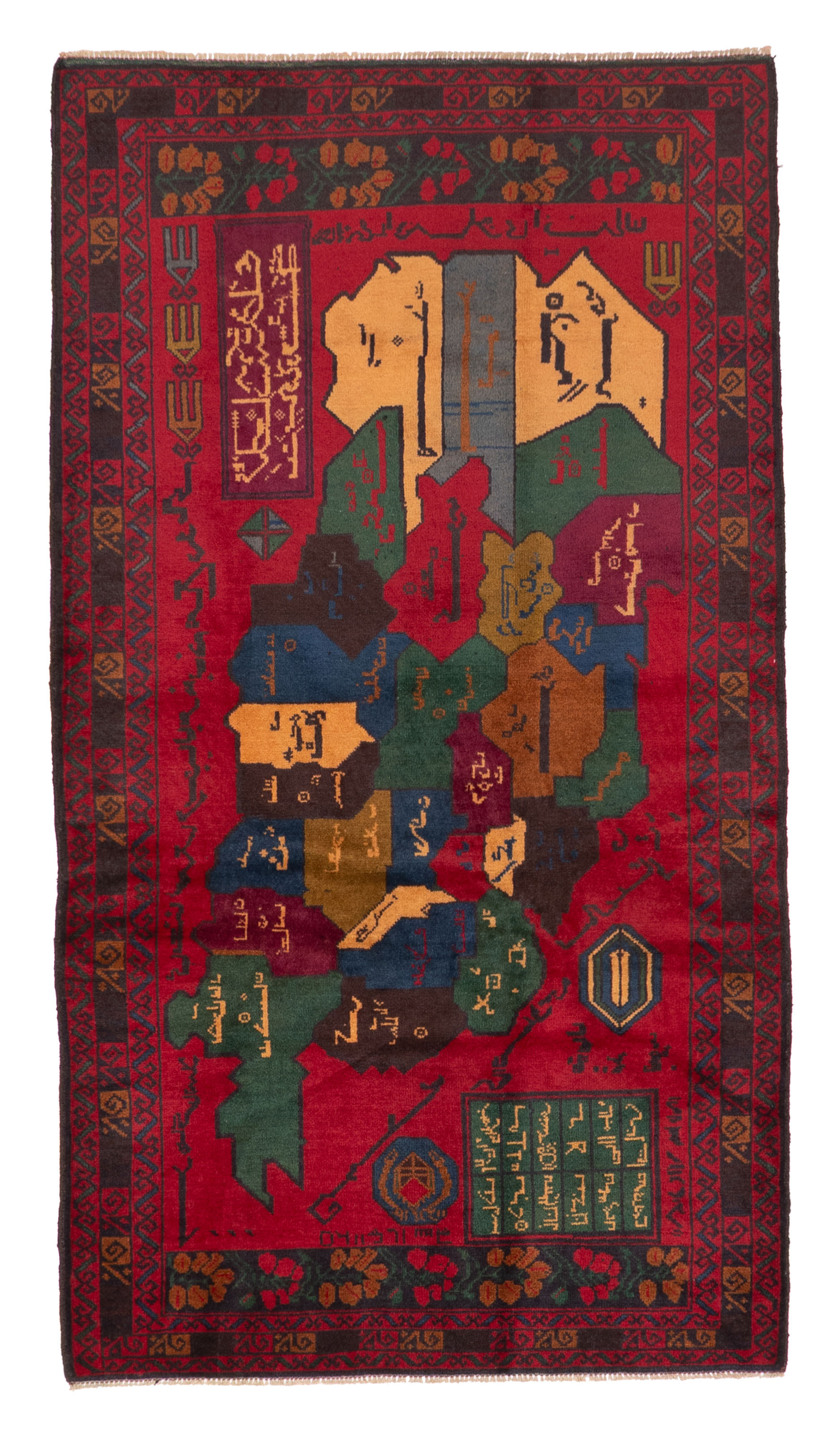 Traditional Vintage Hand-Knotted Oriental Carpet 3’6″ x 6’3″ Wool Area Rug