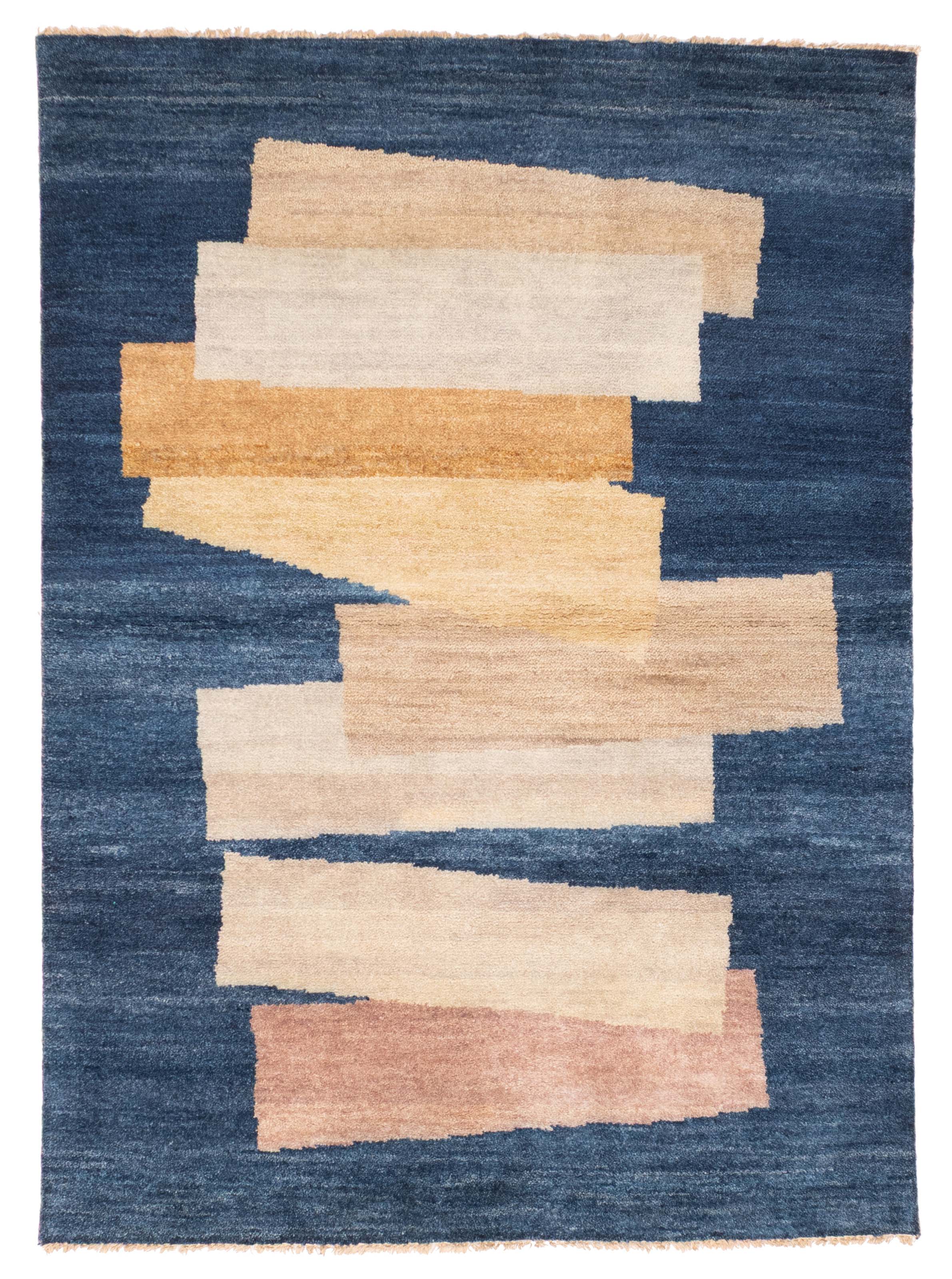 Hand Knotted Area Rug 5’0″ x 6’11” Traditional Oriental Wool Carpet