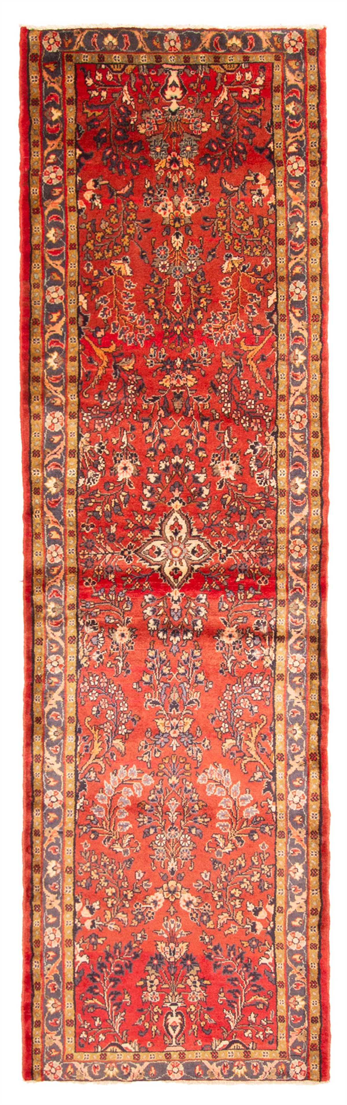 2’8″ x 9’5″ Vintage Hand-knotted Runner Rug Traditional Oriental Wool Carpet