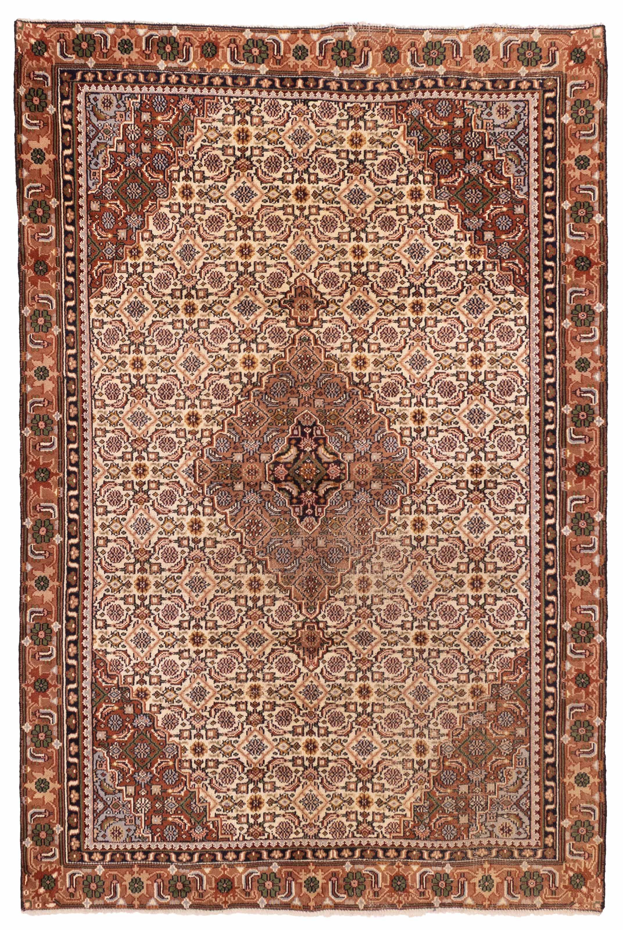 Traditional Vintage Hand-Knotted Oriental Carpet 5’0″ x 7’7″ Wool Area Rug