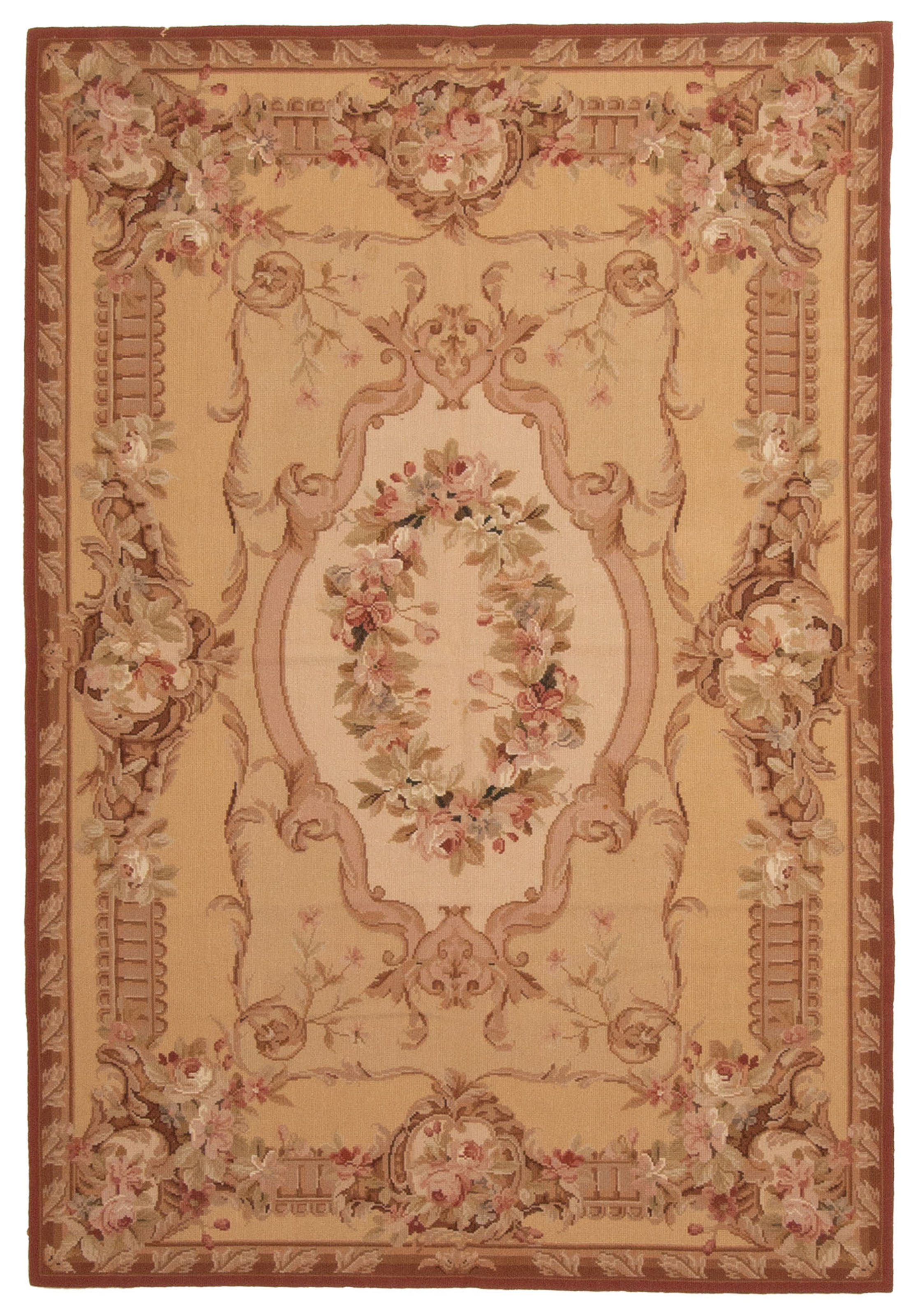 Vintage 4’0″ x 6’0″ Traditional Wool Hand Woven Oriental Area Rug