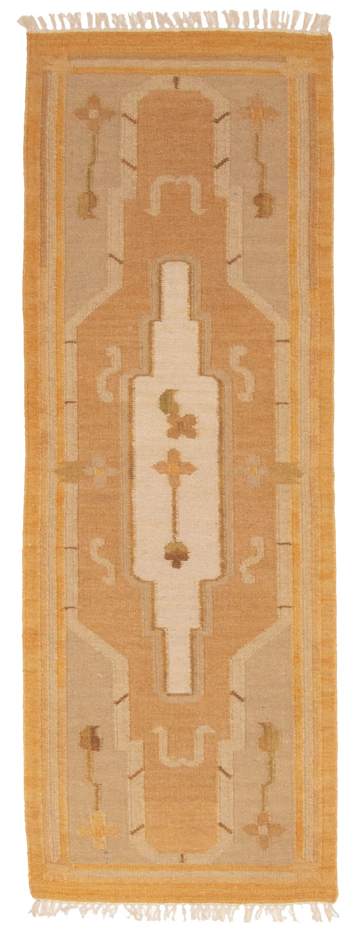 Vintage 2’1″ x 5’10” Traditional Wool Hand Woven Oriental Area Rug