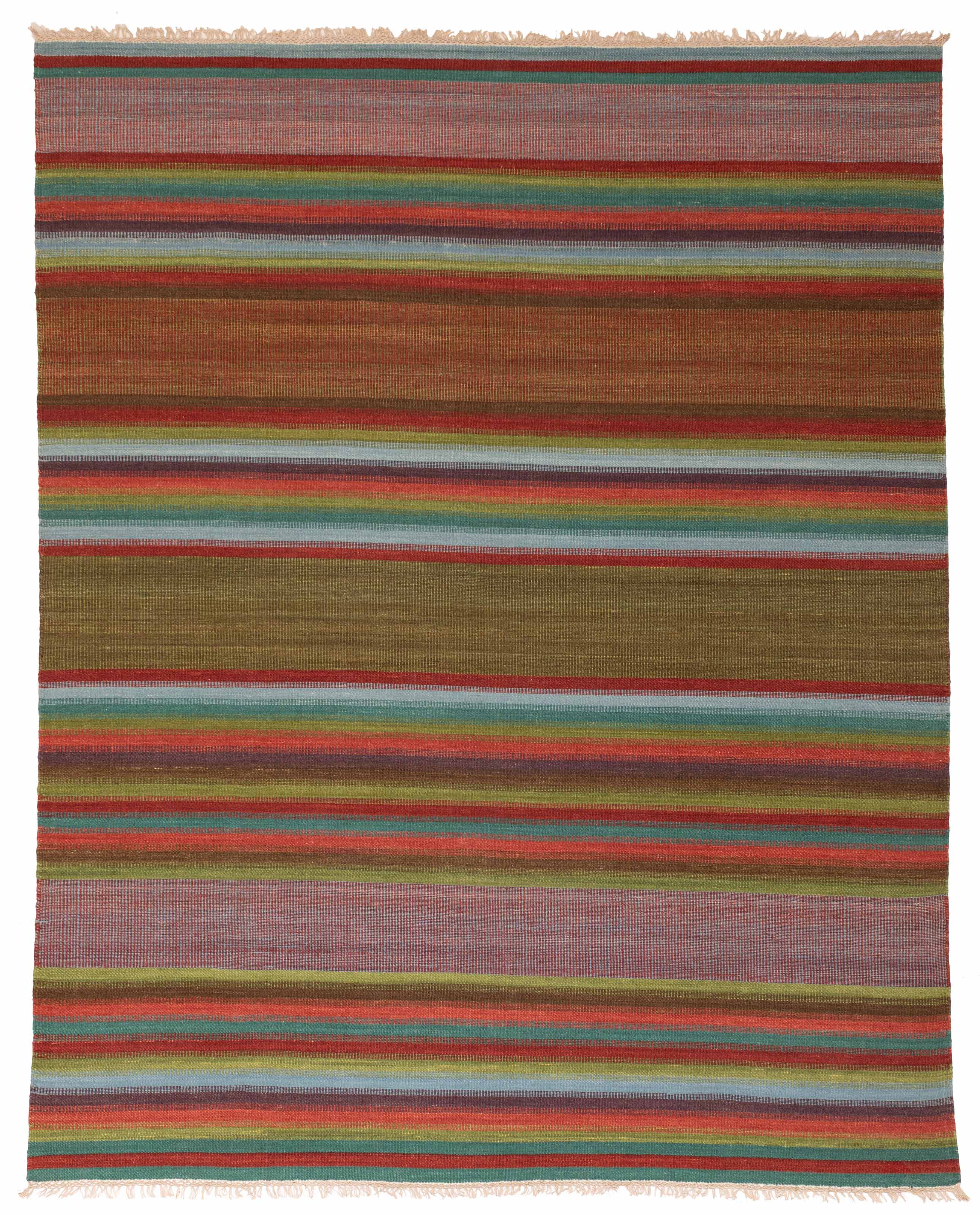 Vintage Hand Woven Area Rug 8’4″ x 10’3″ Traditional Wool Oriental Carpet