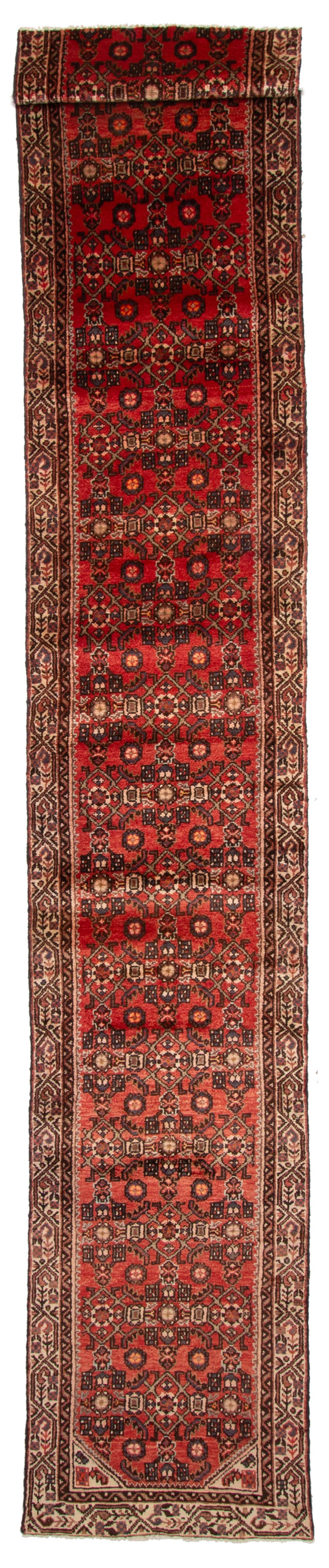 2’4″ x 15’6″ Vintage Hand-knotted Runner Rug Traditional Oriental Wool Carpet