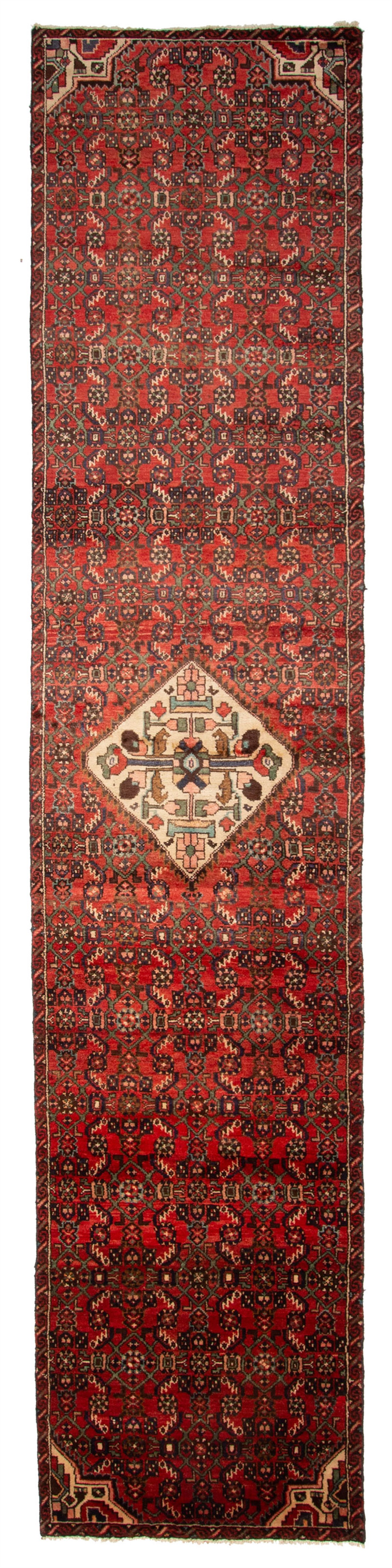 2’9″ x 13’0″ Vintage Hand-knotted Runner Rug Traditional Oriental Wool Carpet
