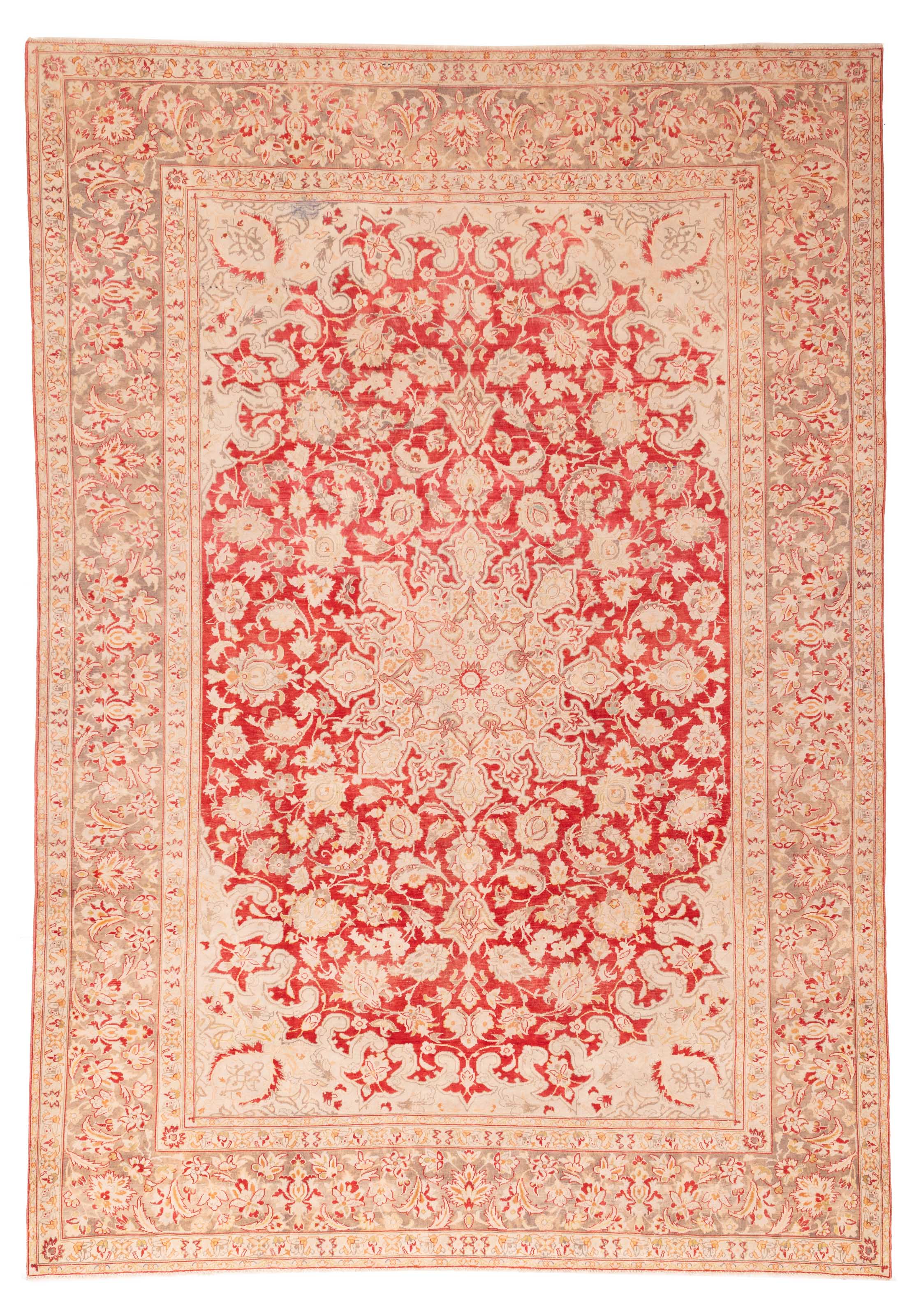 Vintage Traditional Hand-Knotted Area Rug 9’4″ x 13’3″ Oriental Wool Carpet