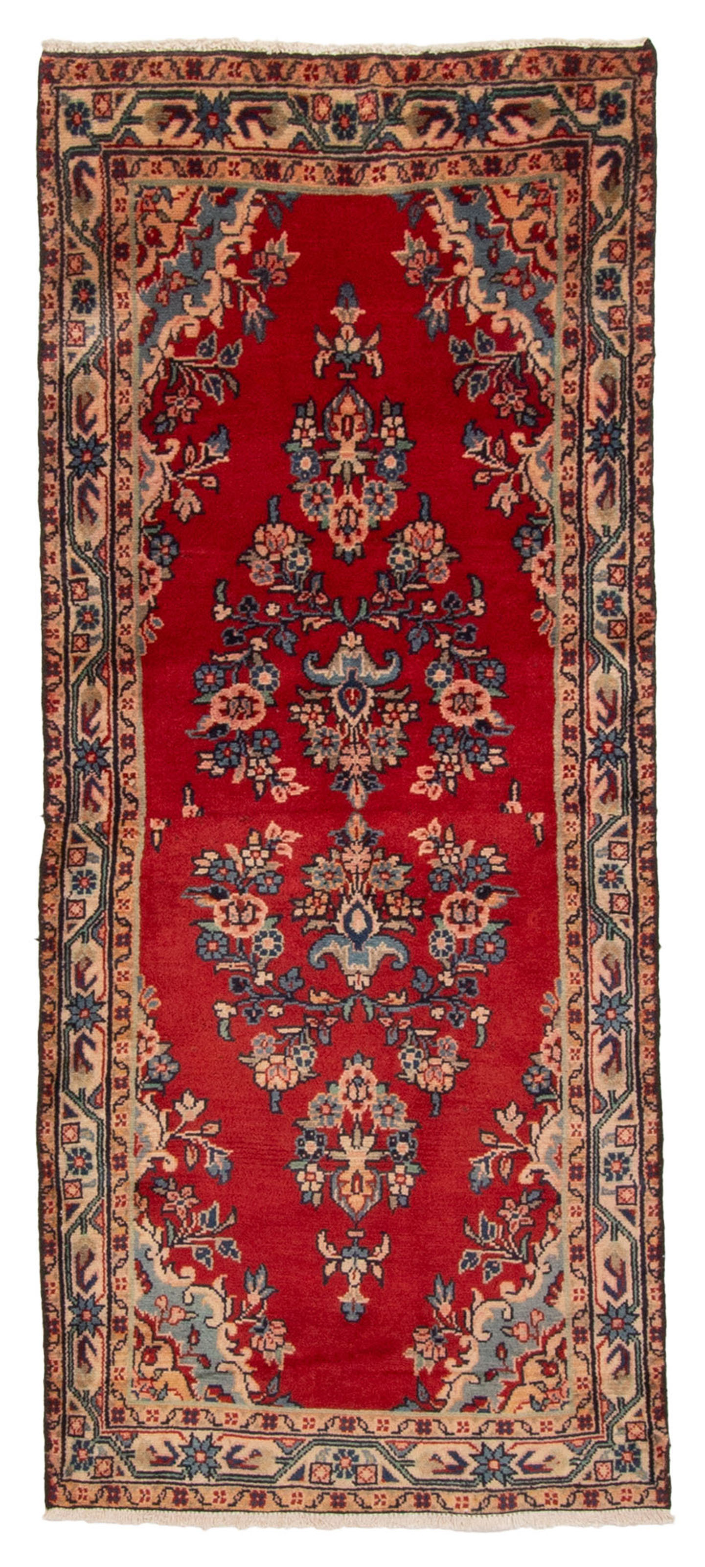 2’4″ x 5’10” Vintage Hand-knotted Runner Rug Traditional Oriental Wool Carpet