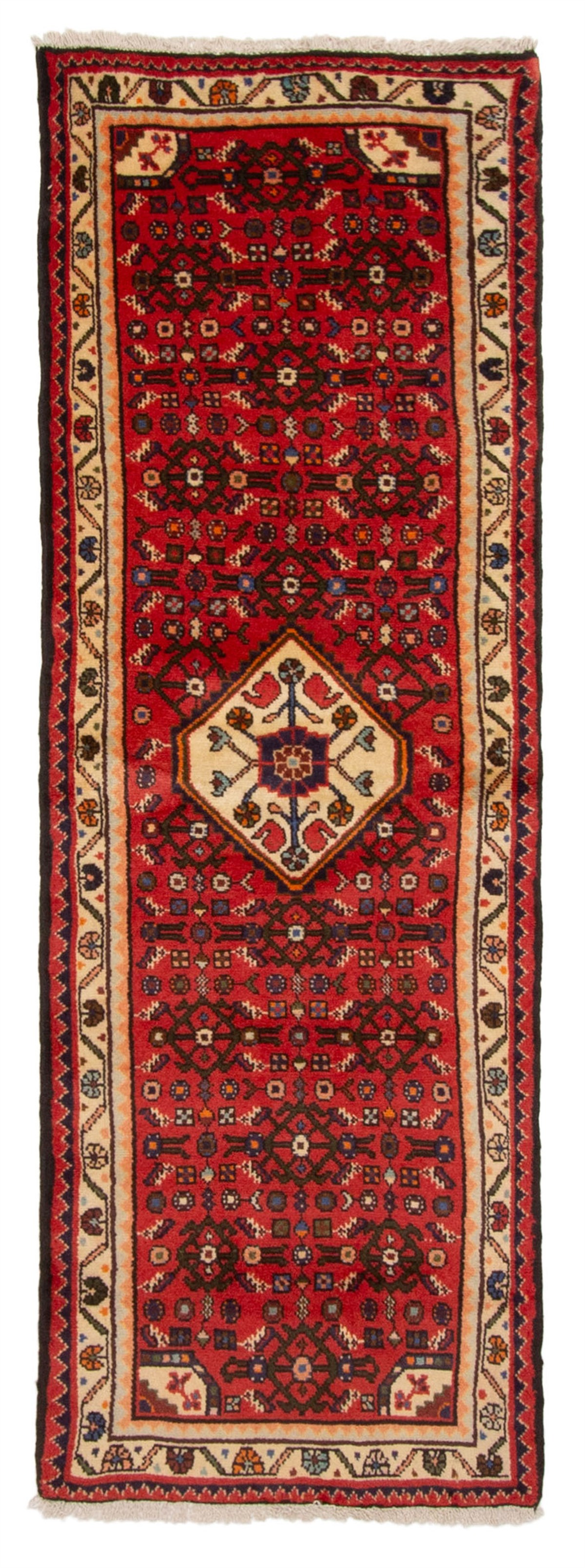 Vintage Hand-knotted Runner Rug 2’2″ x 6’4″ Traditional Oriental Wool Carpet
