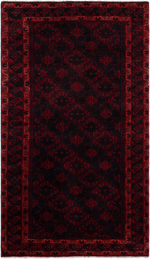 Afghan Vintage Tribal 3'8