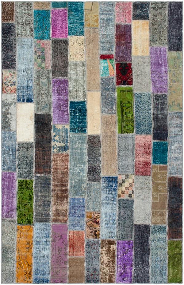 Turkish Color Transition Patchwork 6'8