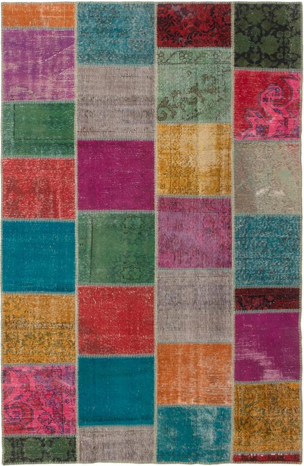 Turkish Color Transition Patchwork I 5'11