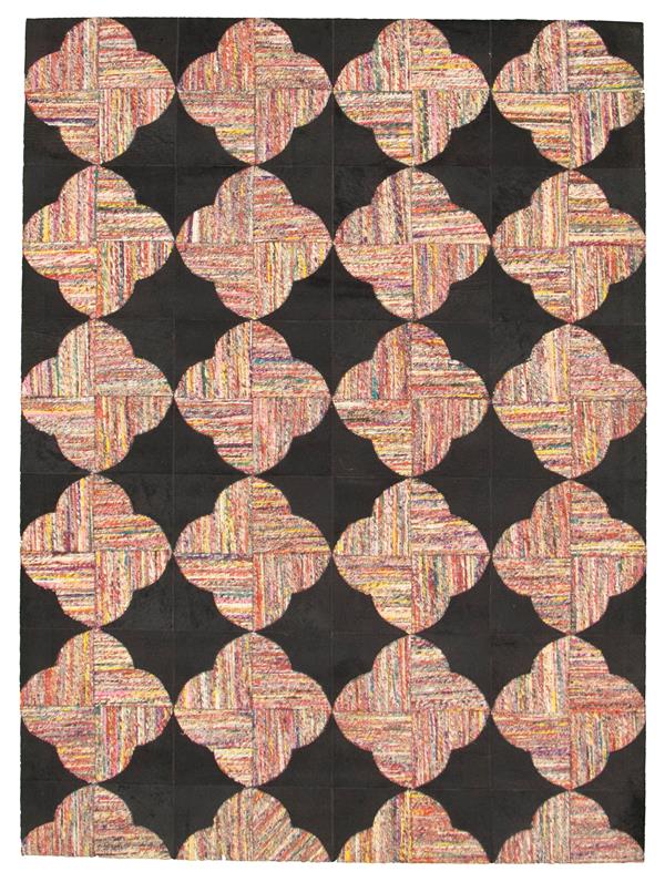 Cowhide Patchwork 4'10