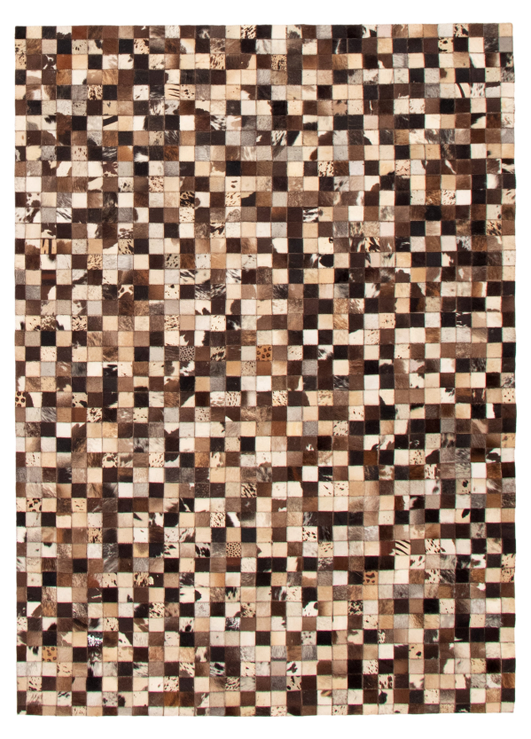 Cowhide Patchwork 5'6