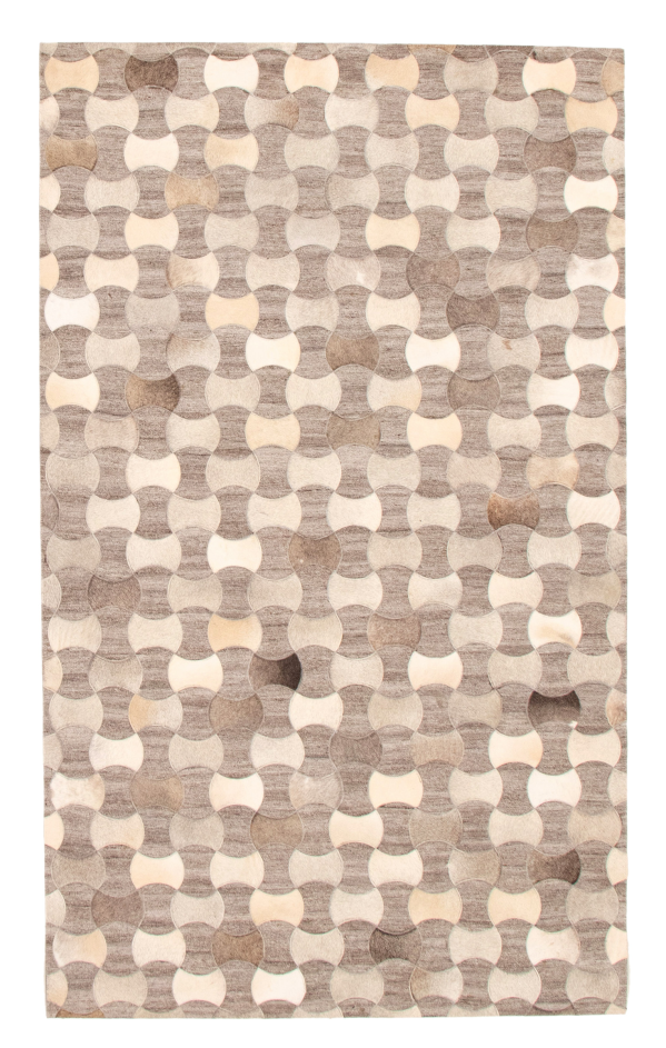 Cowhide Patchwork 4'10