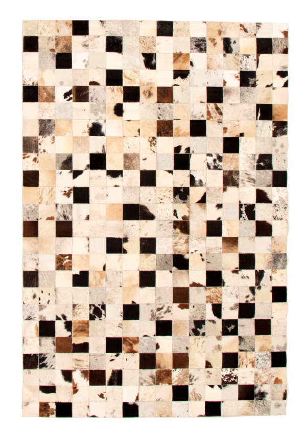 Cowhide Patchwork 5'3