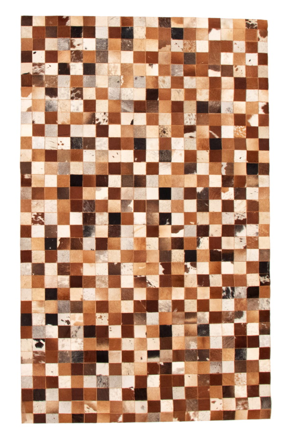 Cowhide Patchwork 4'11