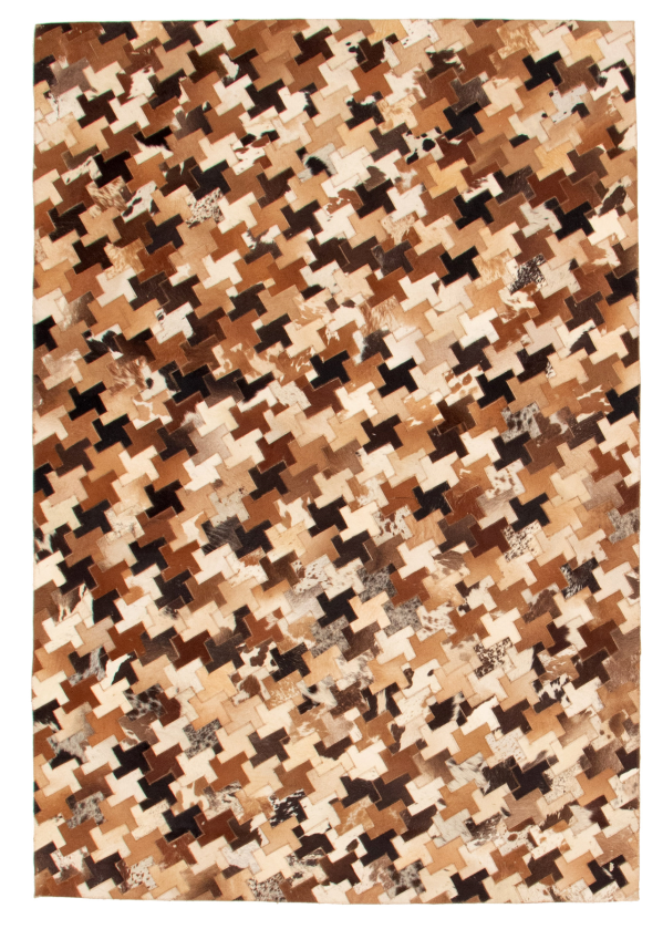 Cowhide Patchwork 5'3