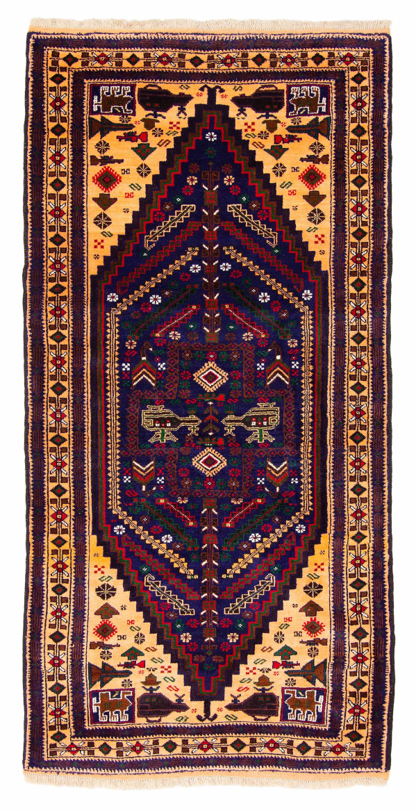 Afghan Royal Baluch 3'8