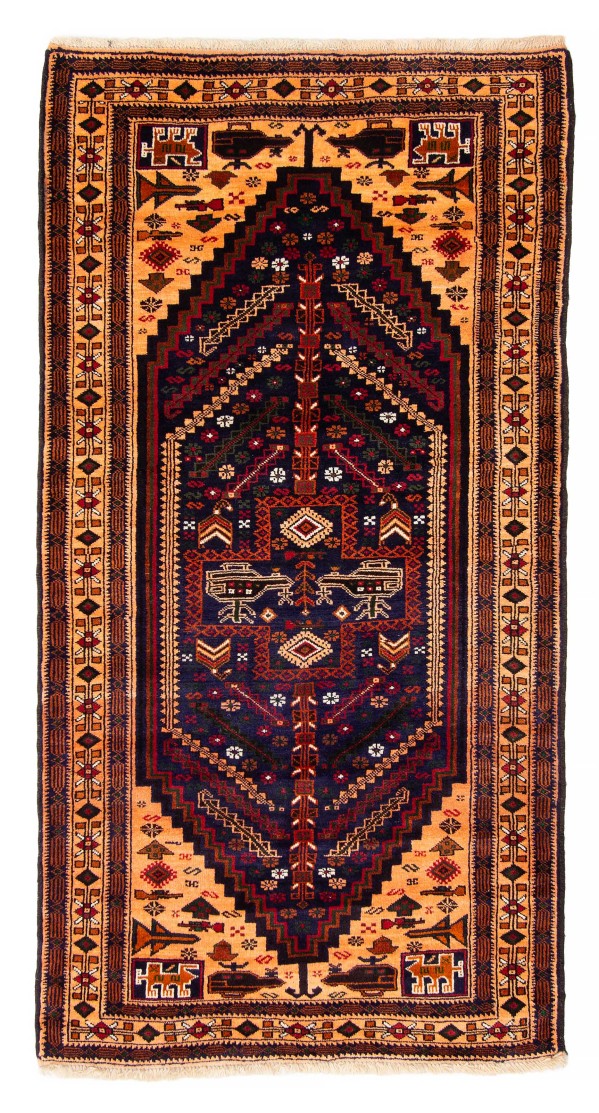 Afghan Royal Baluch 3'8