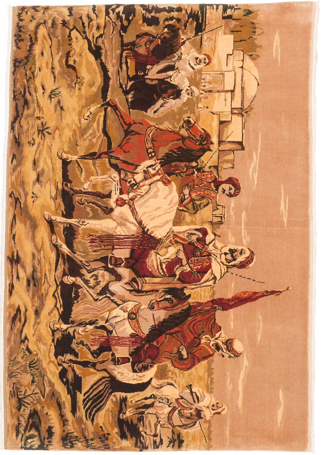 Persian Tabriz 50L 4'7" x 6'7" Hand-knotted Wool Rug 