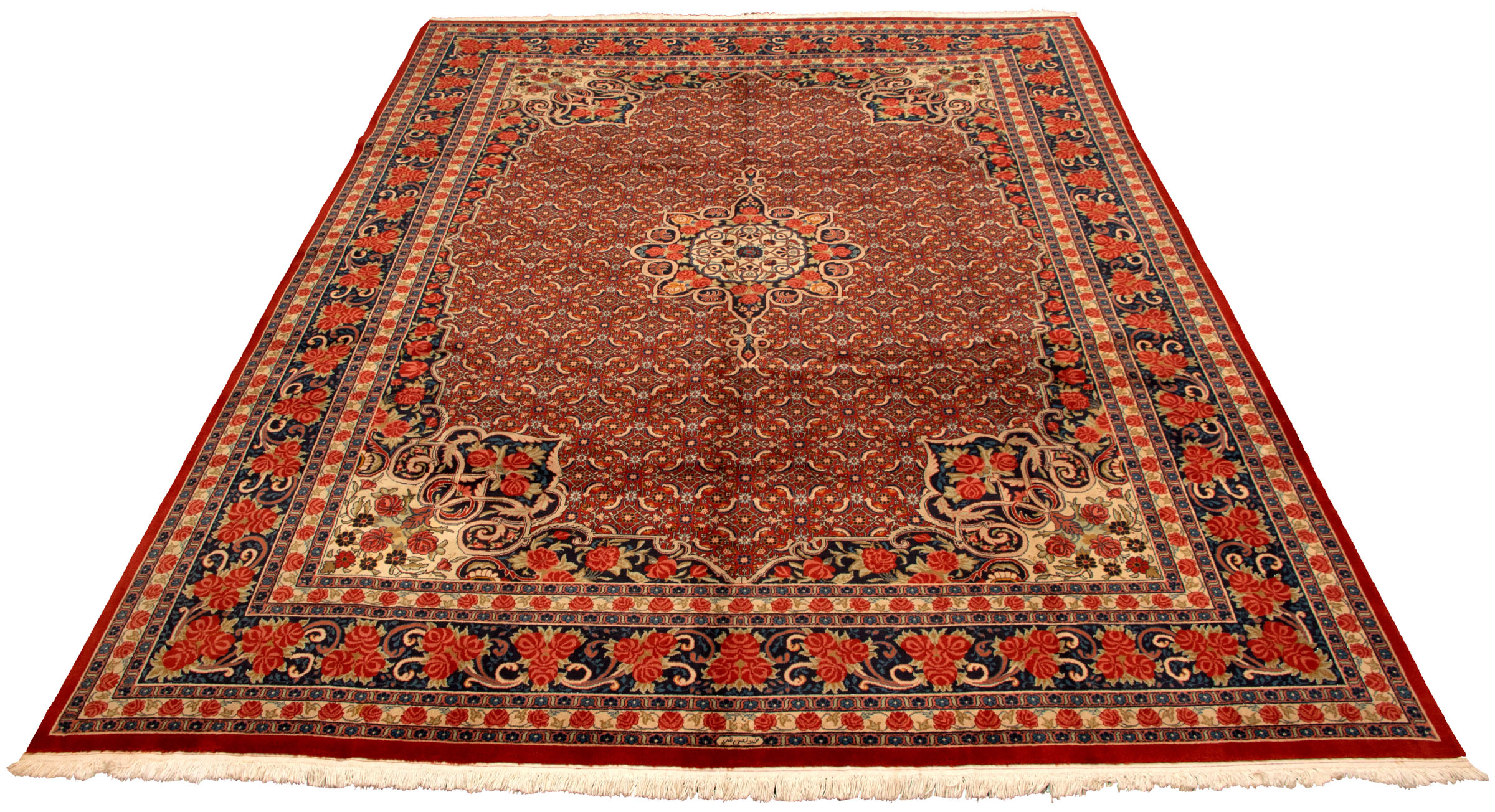 Persian Bijar 10'0" x 13'1" Hand-knotted Wool Rug 