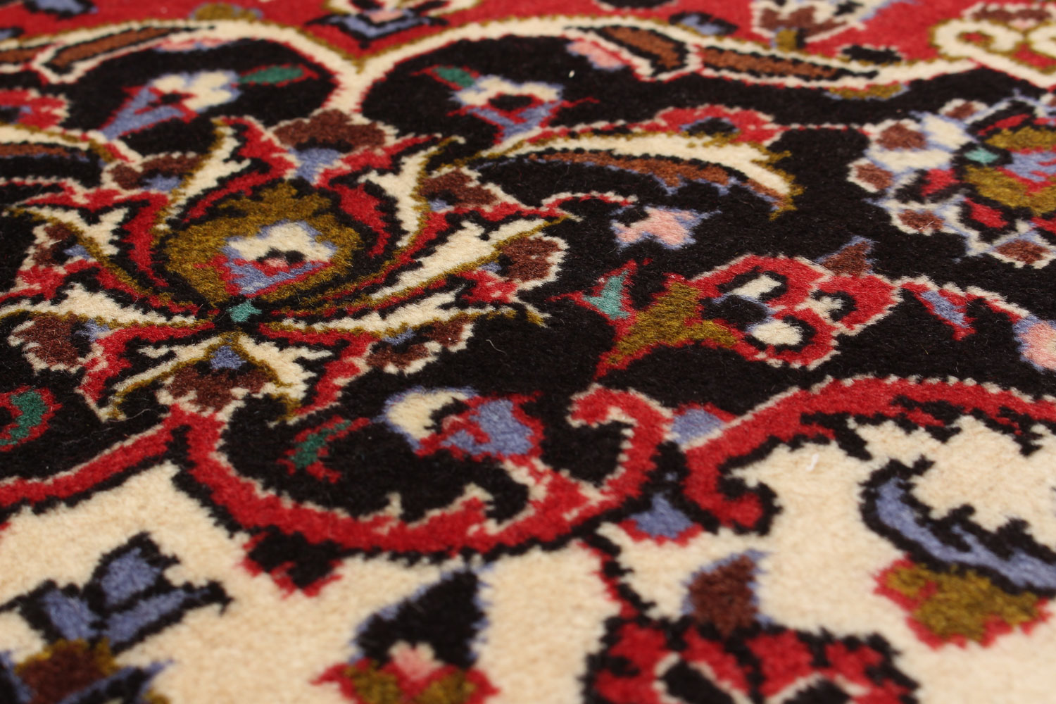Tapis kashan 9'7" x 13'2" en laine