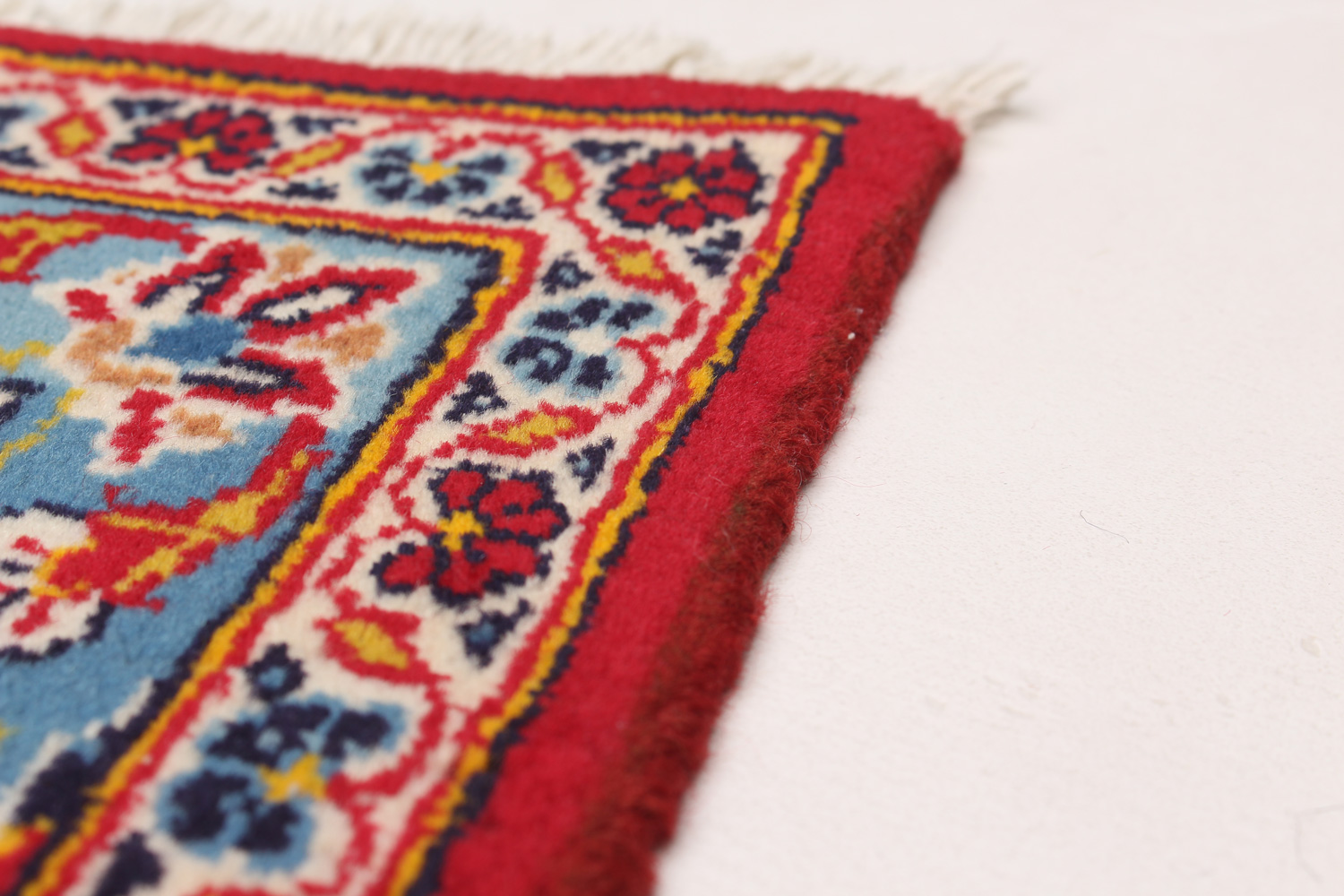 Tapis kashan 9'7" x 13'1" en laine