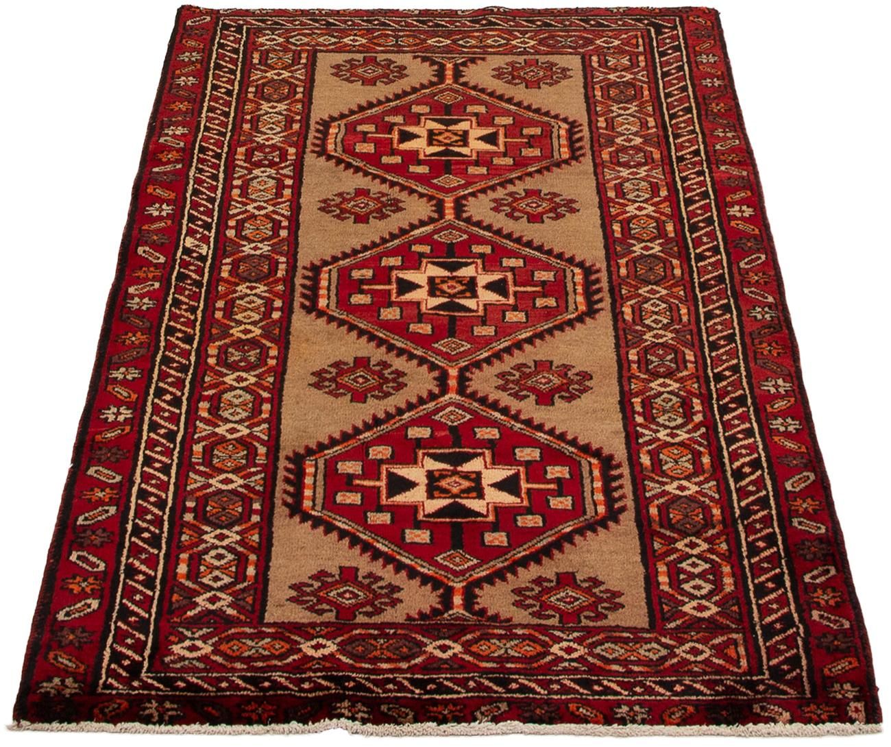 Persian Ardabil 3'8" x 6'10" Hand-knotted Wool Rug 