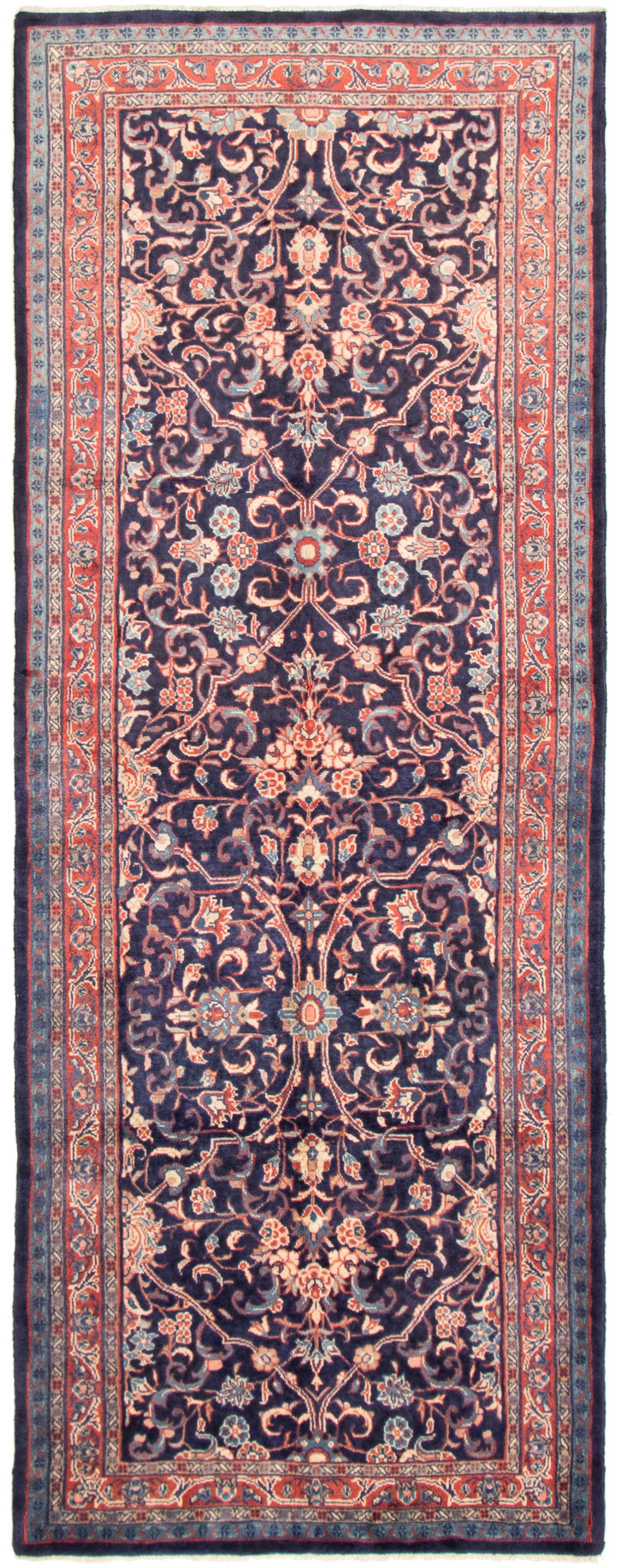 Persian Sarough 3'7" x 10'4" Hand-knotted Wool Rug 