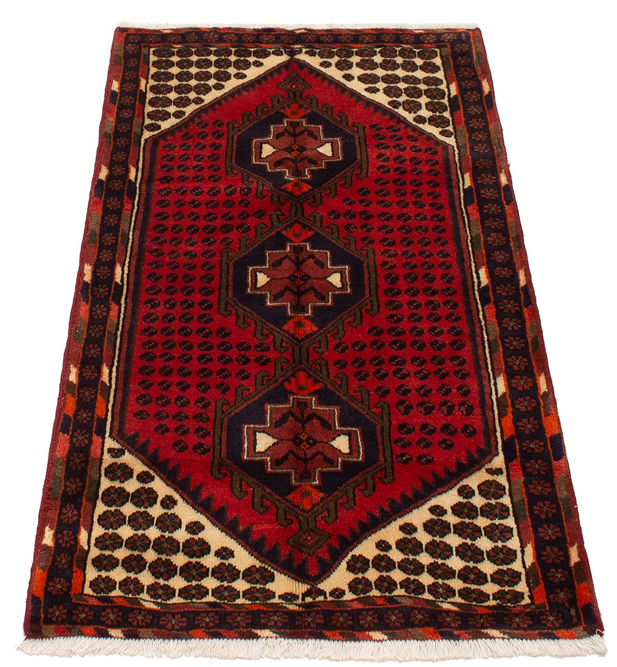 Persian Darjazin 3'4" x 4'9" Hand-knotted Wool Rug 