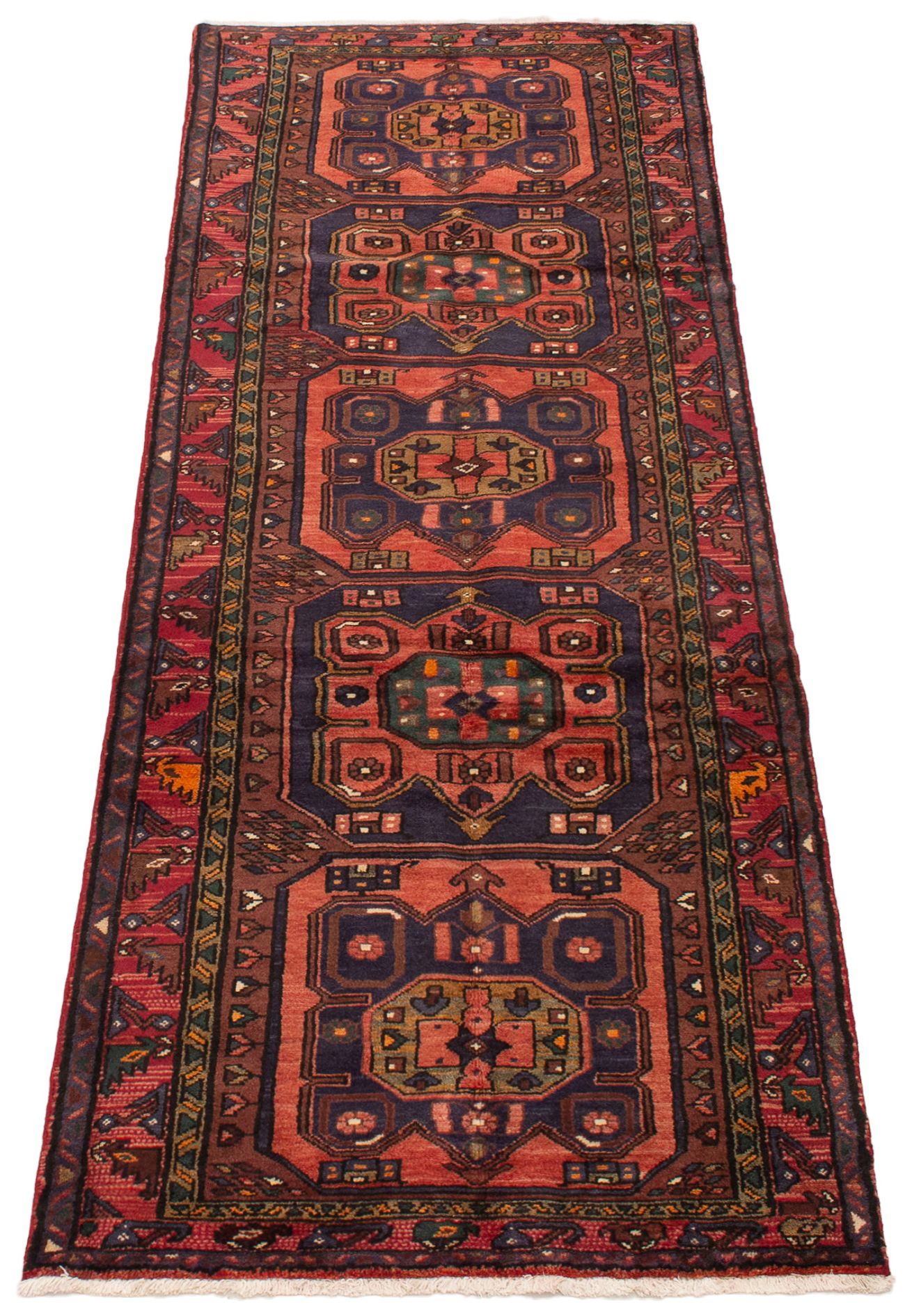 Tapis nahavand 3'8" x 10'0" en laine