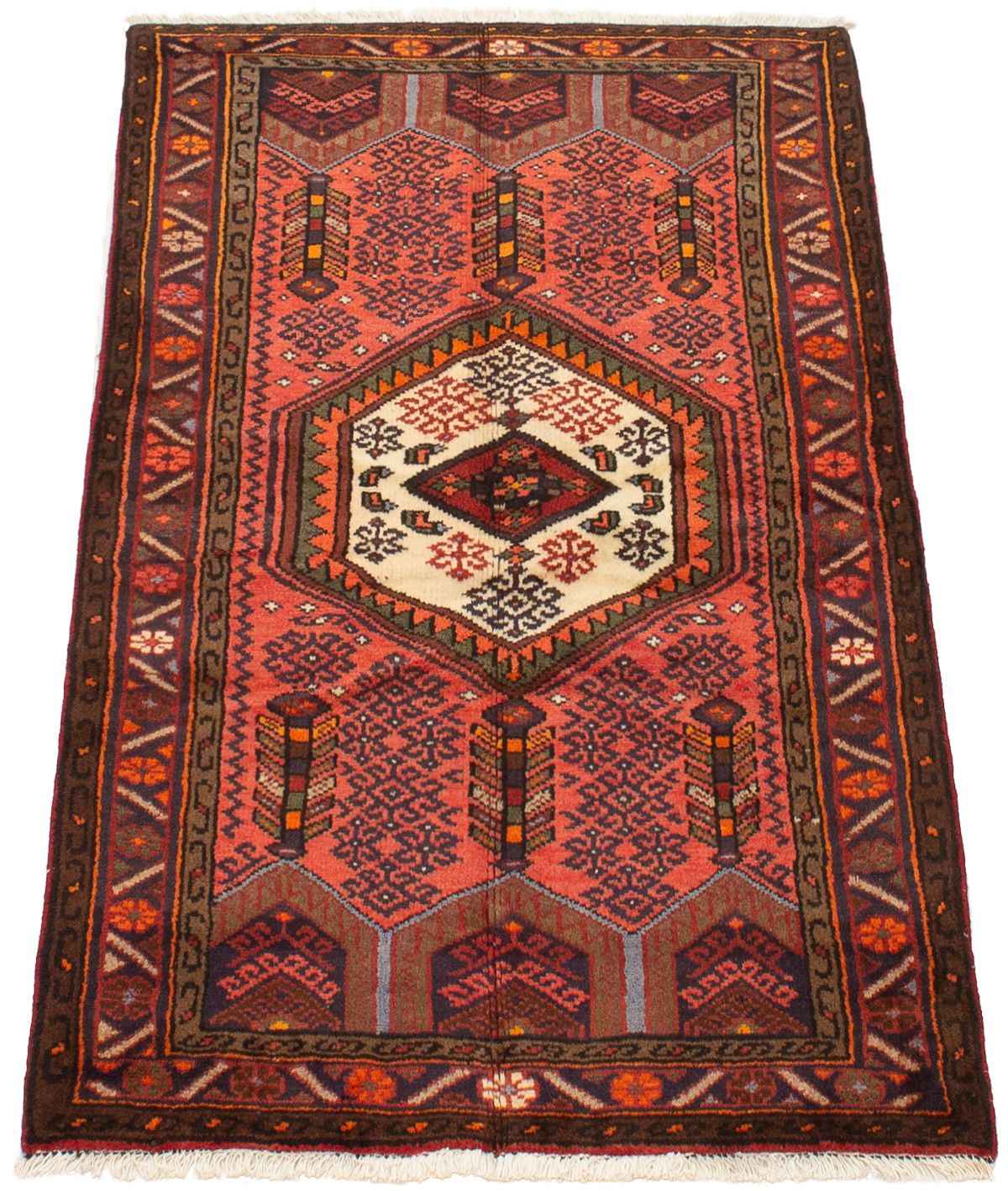 Persian Darjazin 3'4" x 5'6" Hand-knotted Wool Rug 