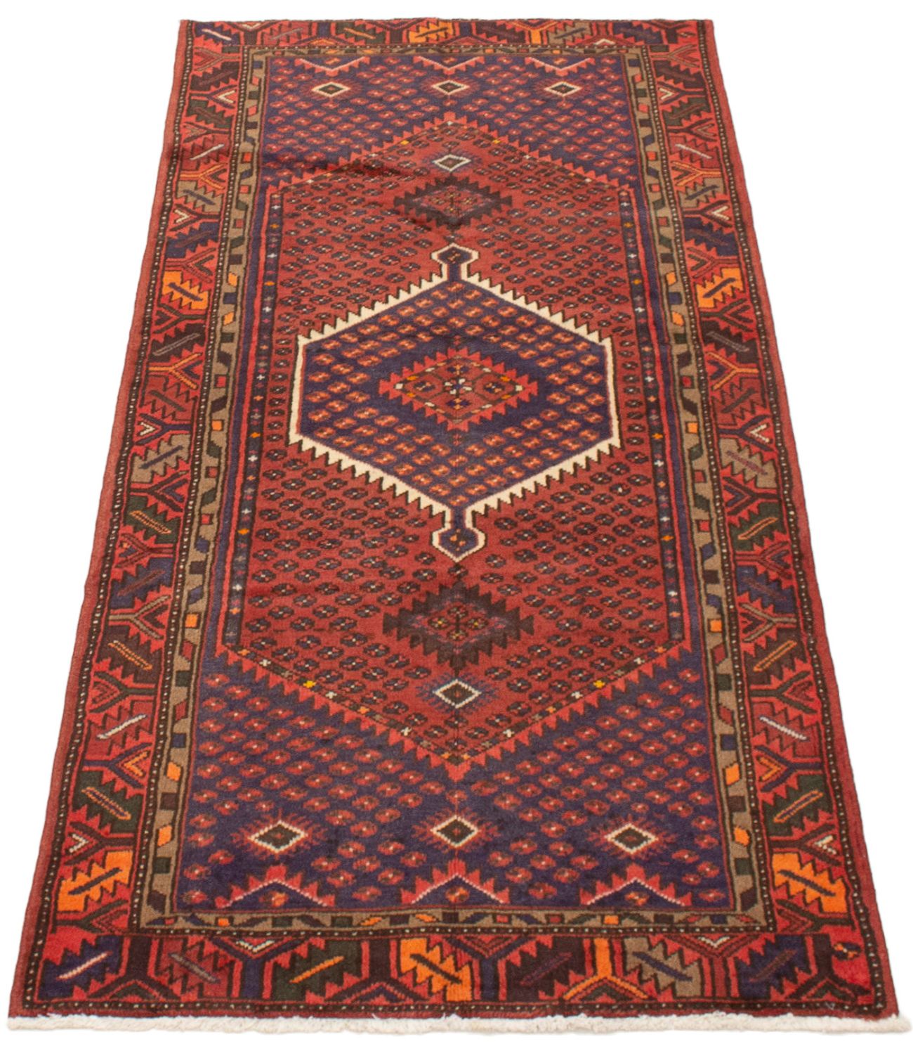 Tapis nahavand 3'6" x 6'9" en laine