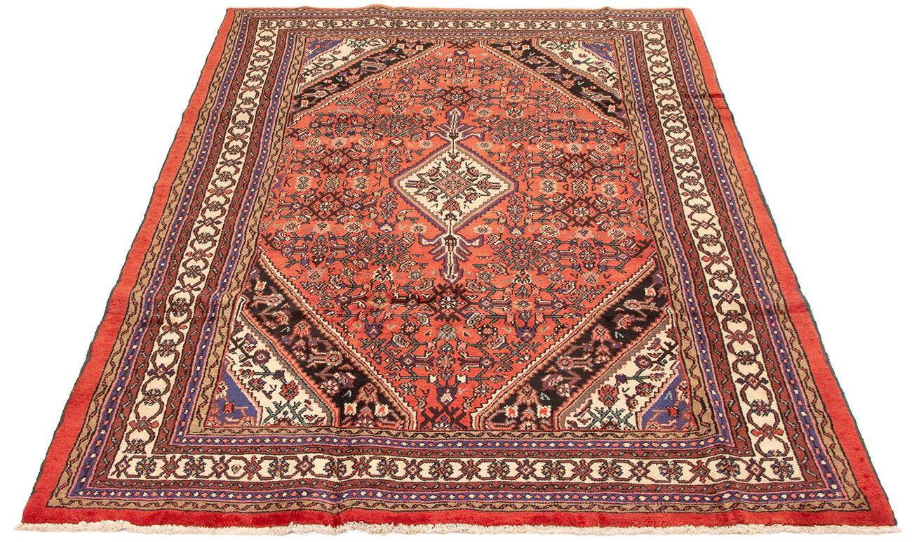 Persian Hamadan 6'9" x 10'2" Hand-knotted Wool Rug 