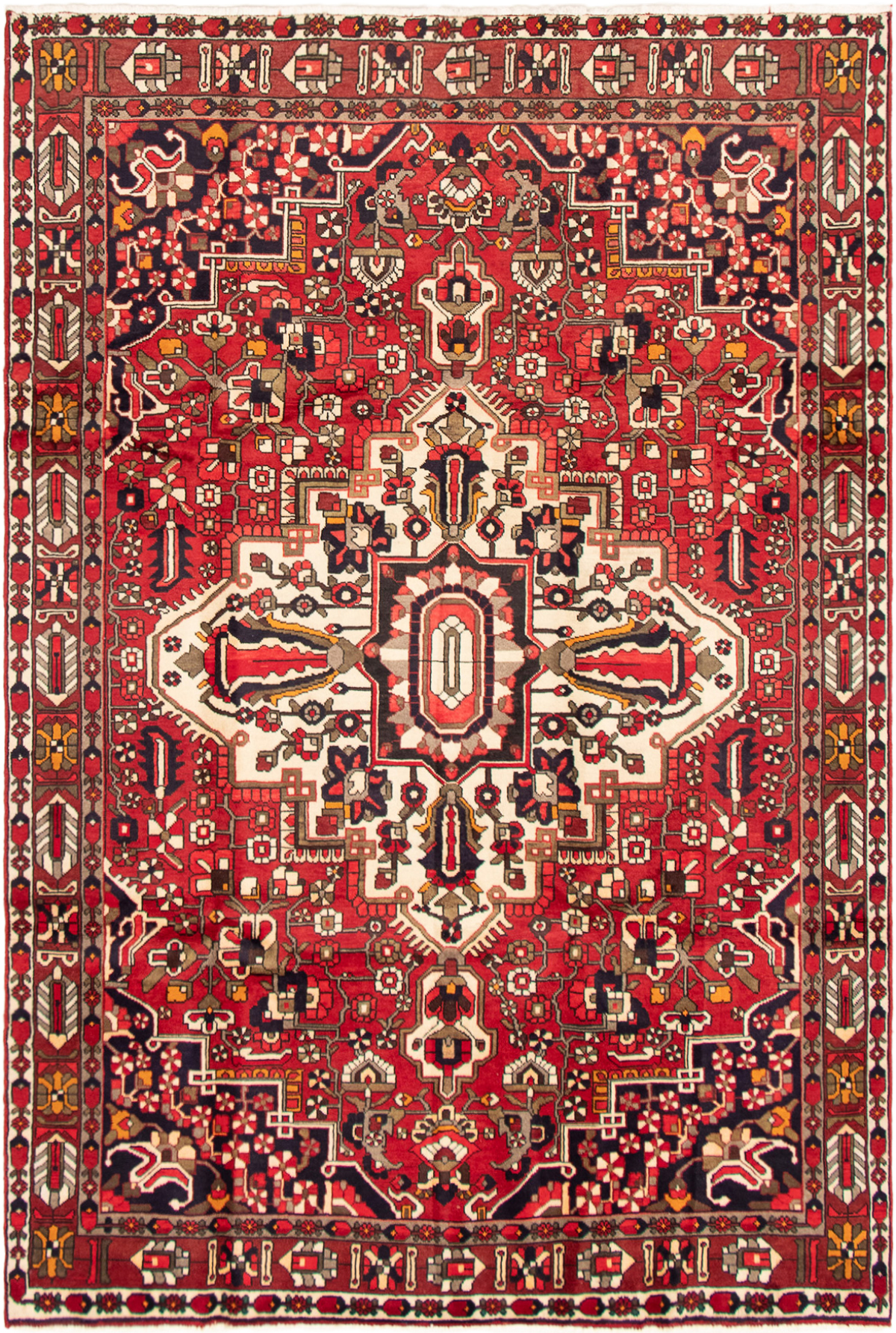 Tapis bakhtiari 6'10" x 10'1" en laine