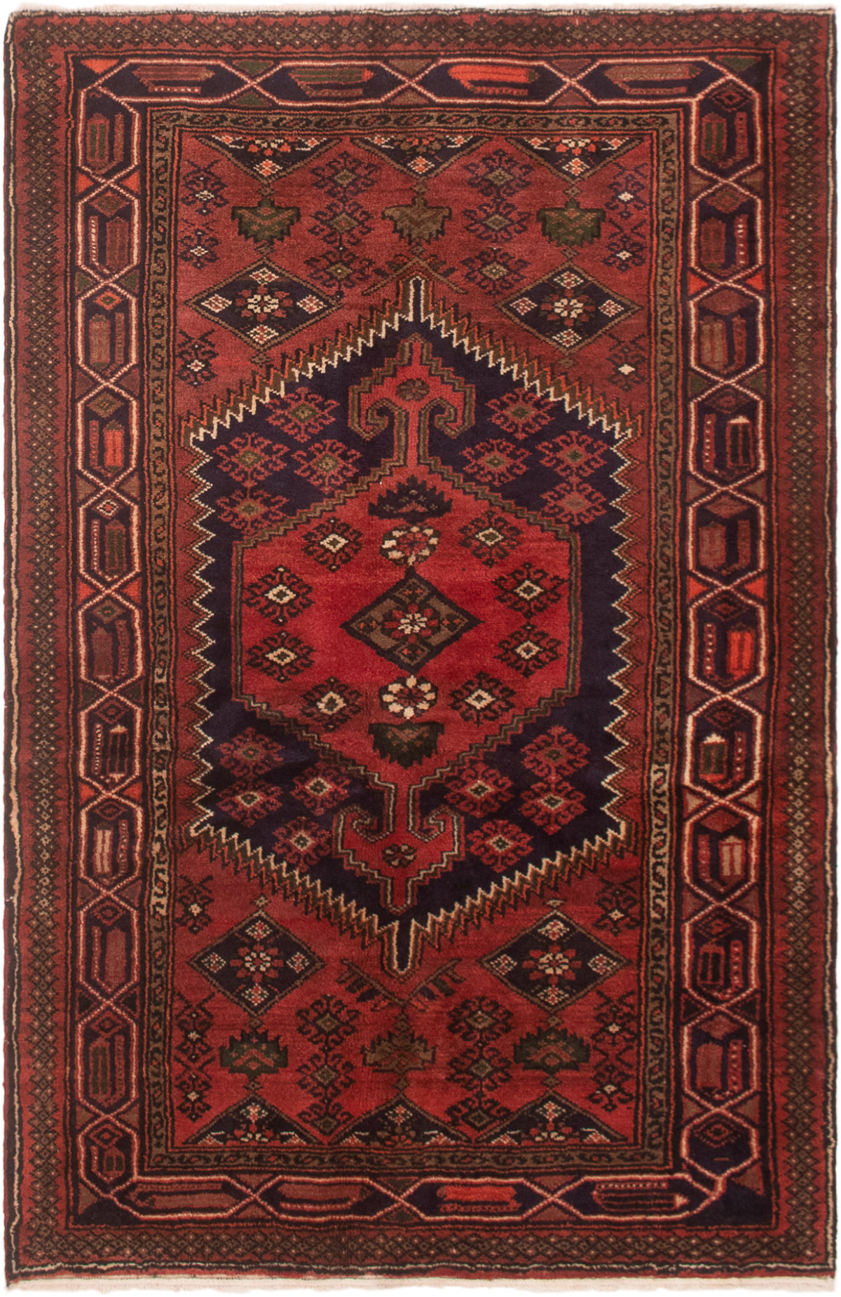 Tapis zanjan 4'7" x 6'11" en laine