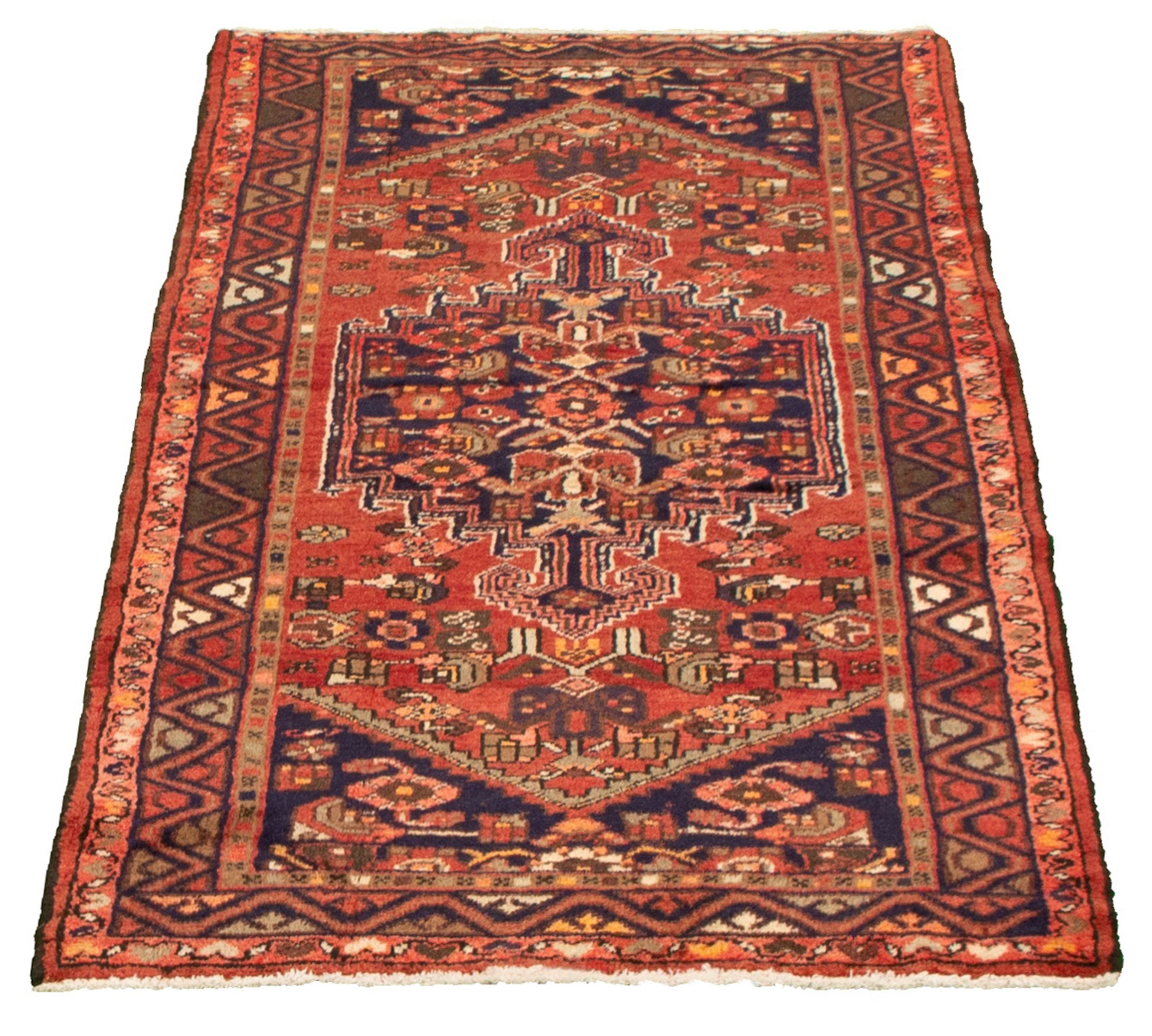 Persian Darjazin 3'3" x 6'6" Hand-knotted Wool Rug 