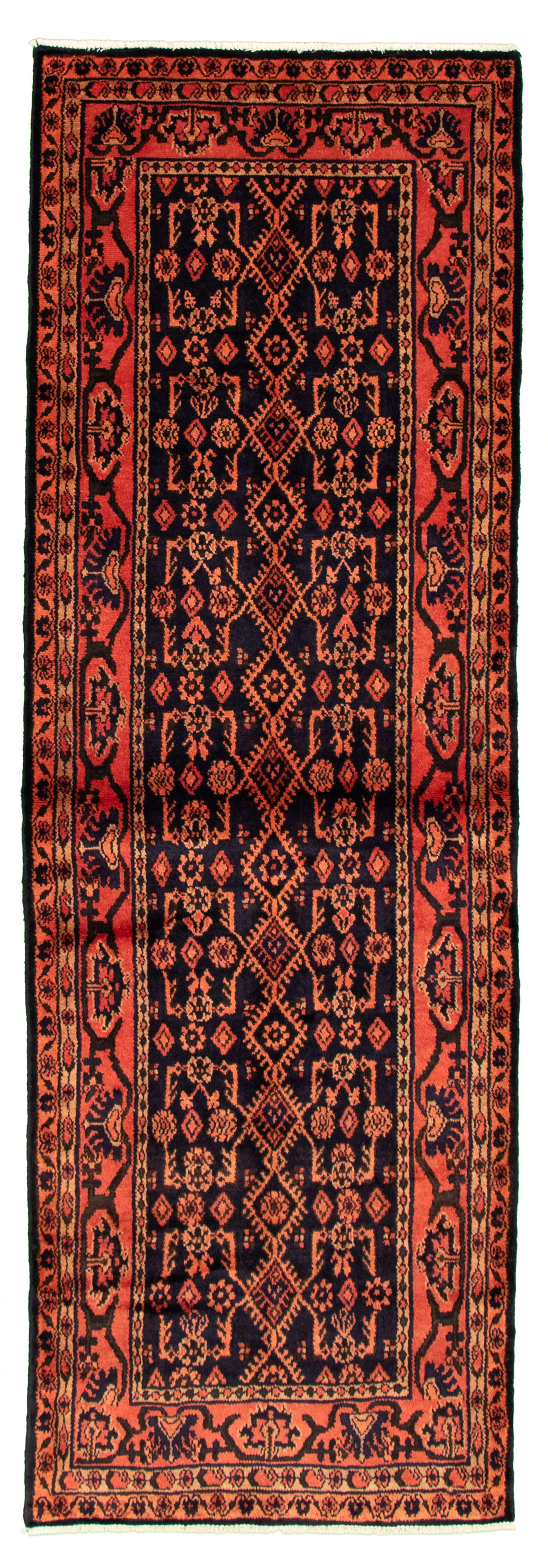 Persian Hamadan 3'3" x 10'0" Hand-knotted Wool Rug 