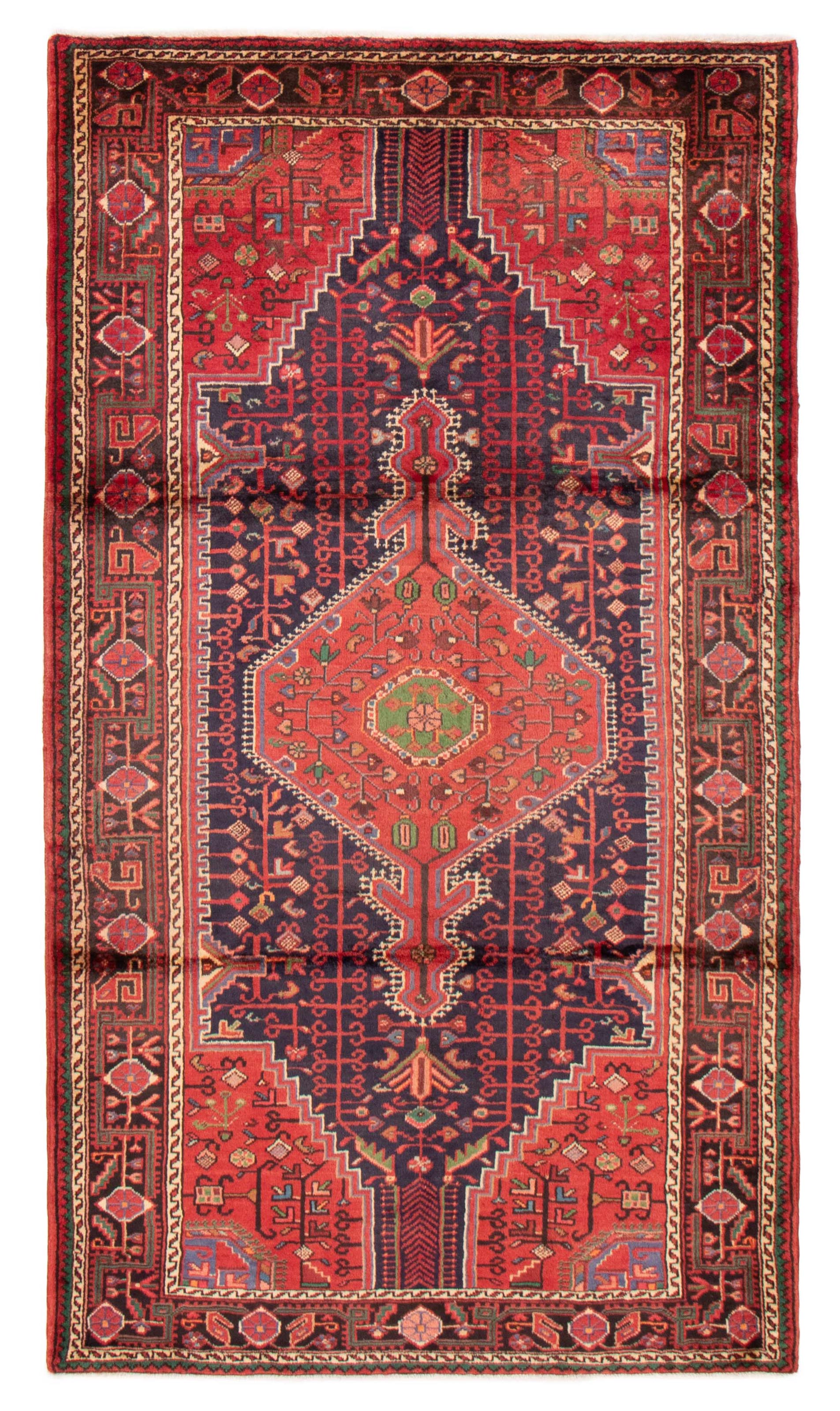Persian Touserkan 5'4" x 9'6" Hand-knotted Wool Rug 