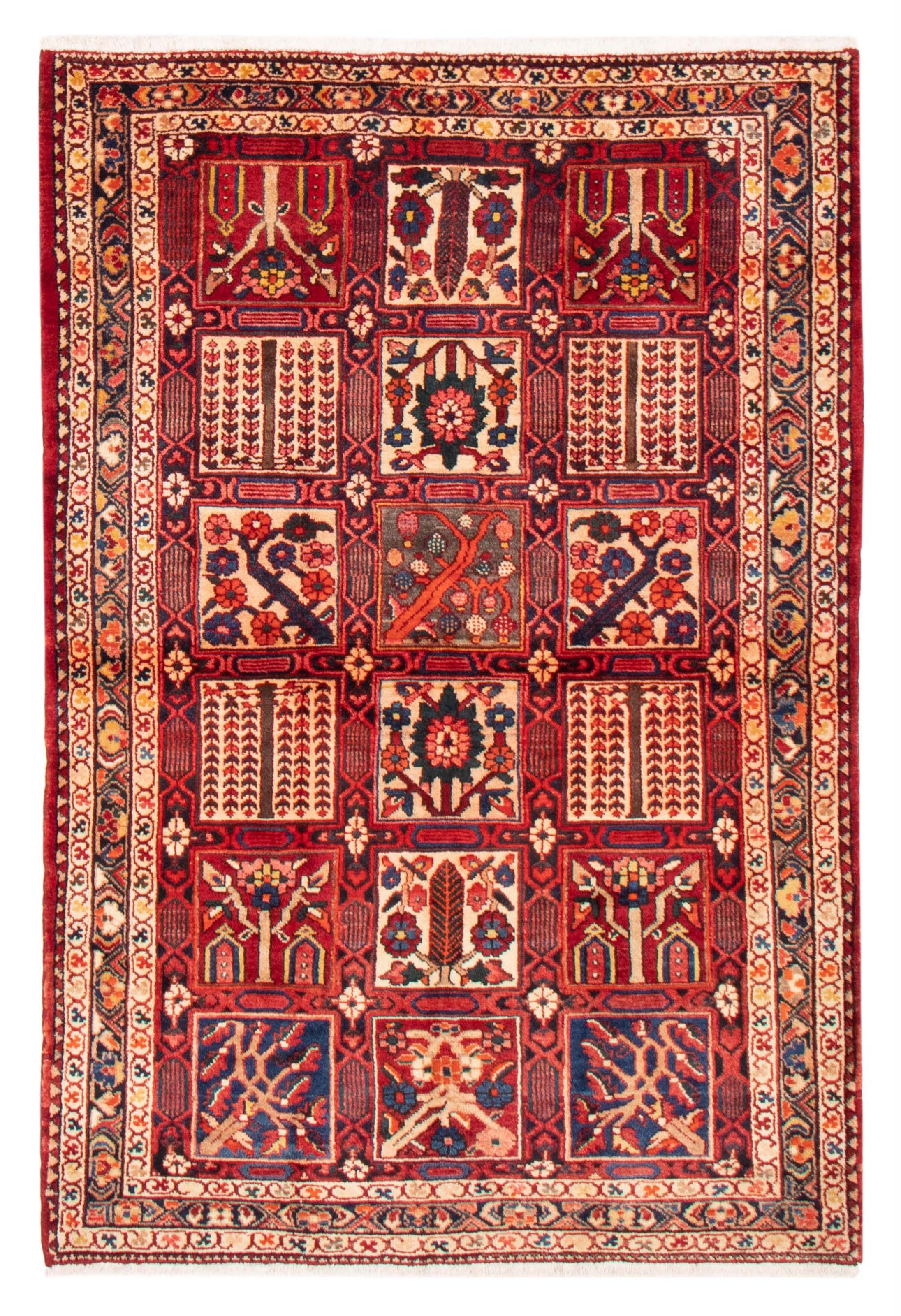 Tapis bakhtiari 4'11" x 7'3" en laine
