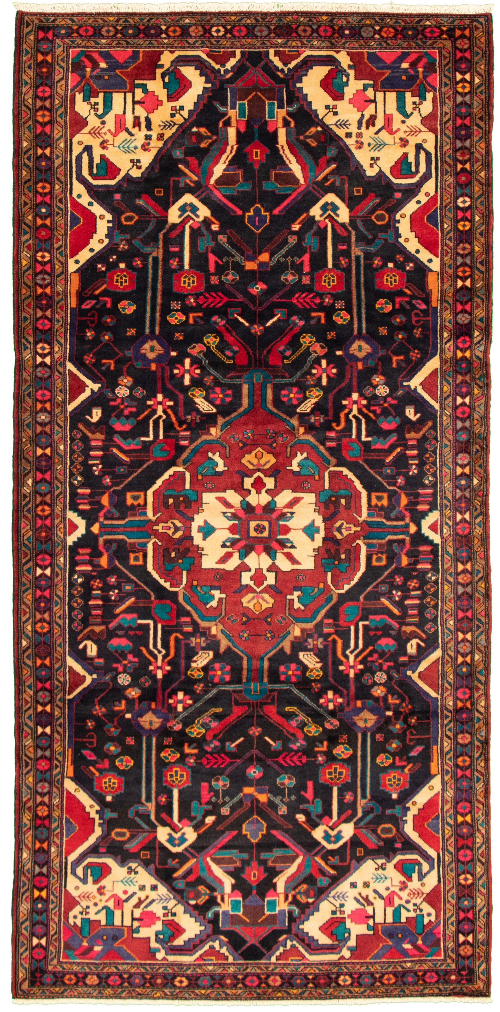 Tapis nahavand 5'1" x 10'10" en laine